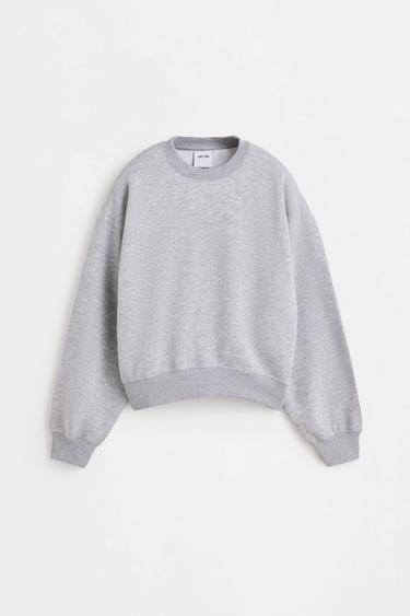 Basic tracksuit sweatshirt — GREY MARL 6