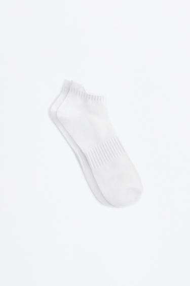 Short sports socks (5-pack) — WHITE 2