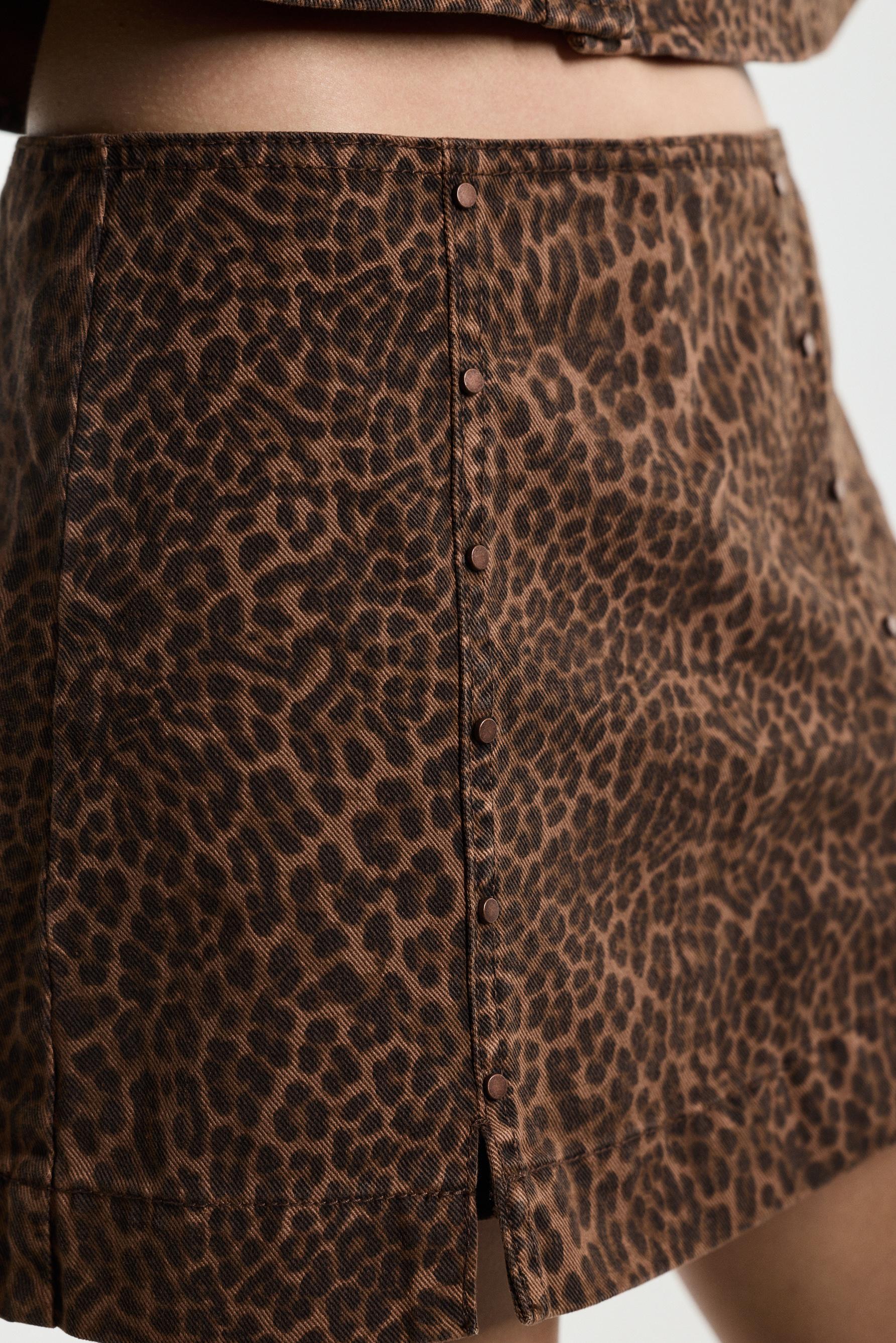 Leopard print skort — CHEETAH