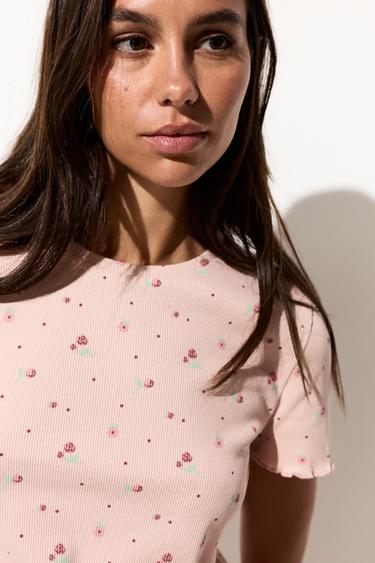 Short printed pyjamas — PASTEL PINK 3