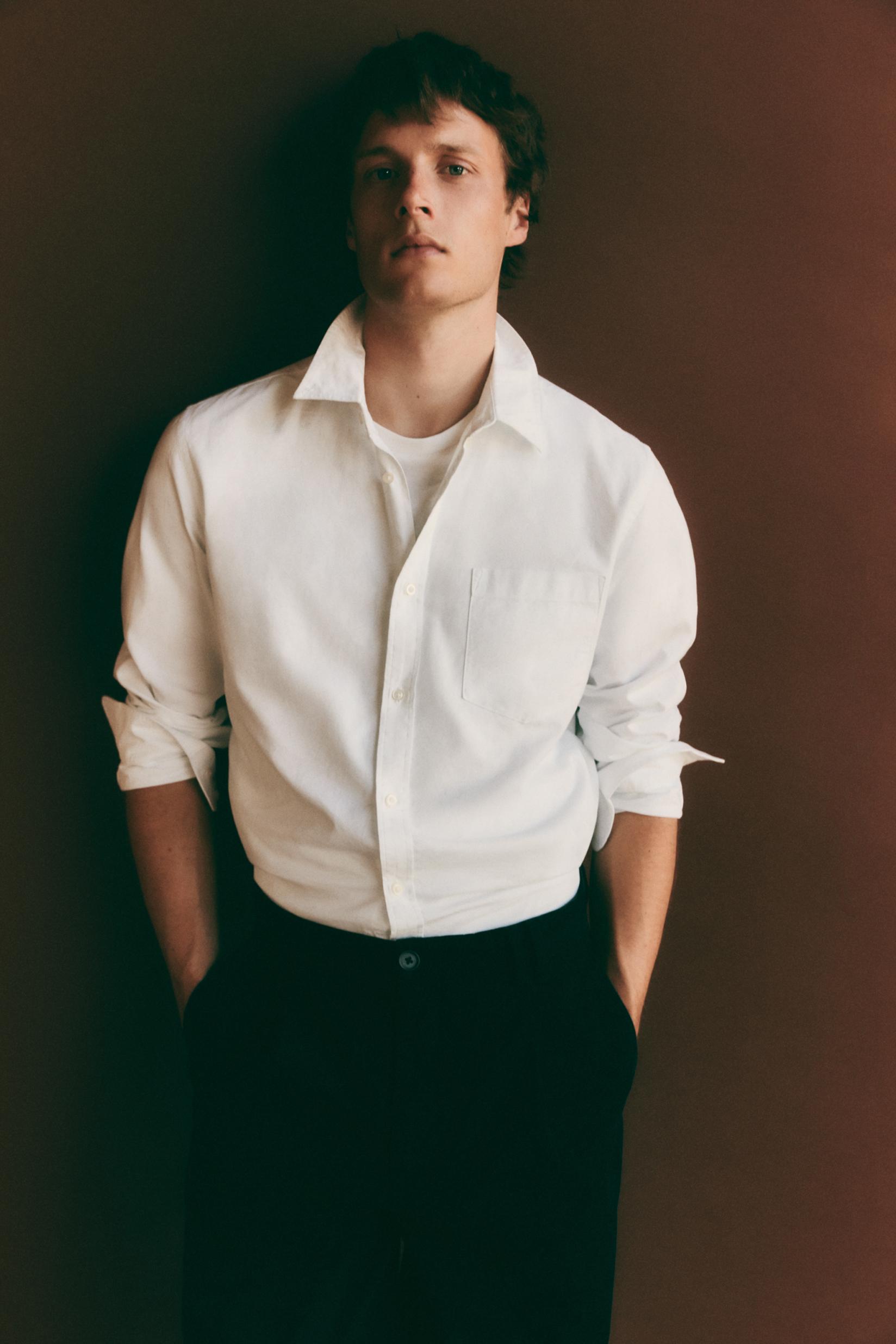 Oxford shirt — WHITE