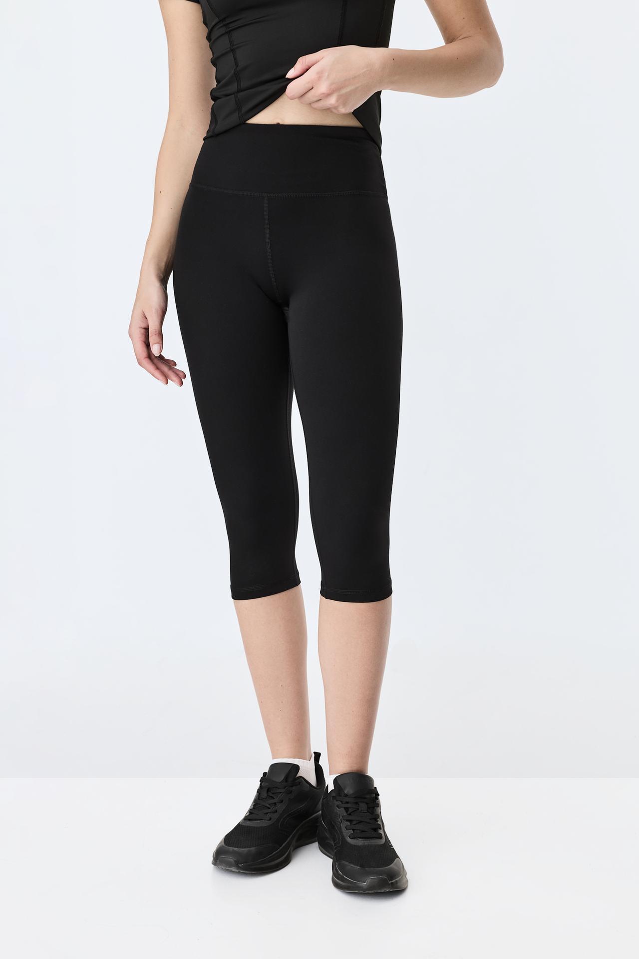 Capri leggings — BLACK
