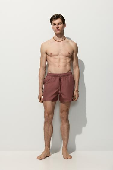 Basic regular fit swim shorts — MAUVE 5