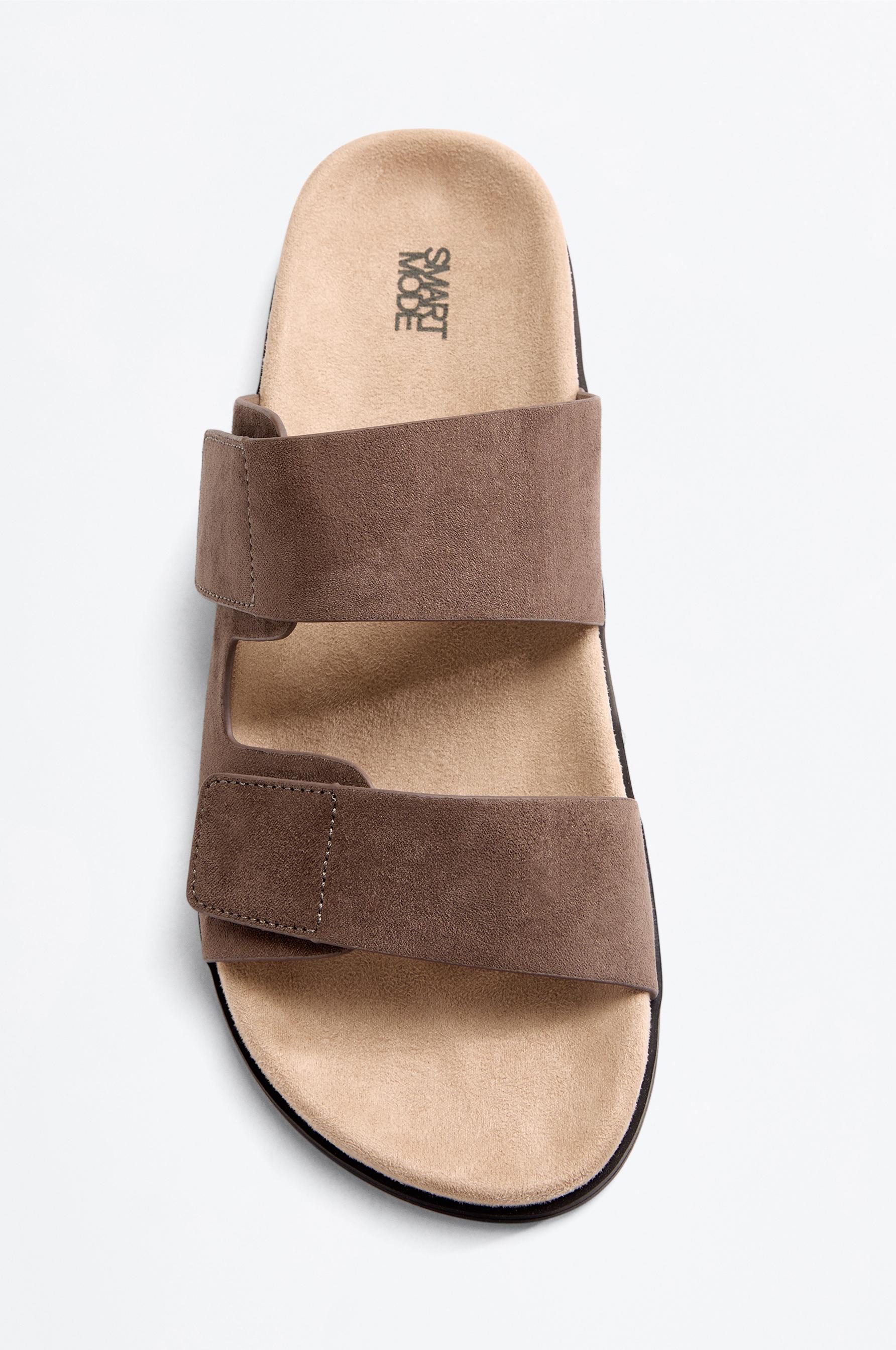 Double-strap sandals — GREY