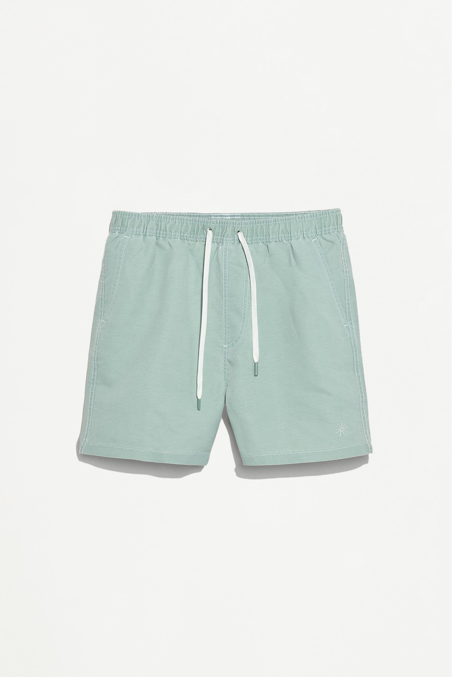 Faded-effect regular swimsuit — PASTEL GREEN