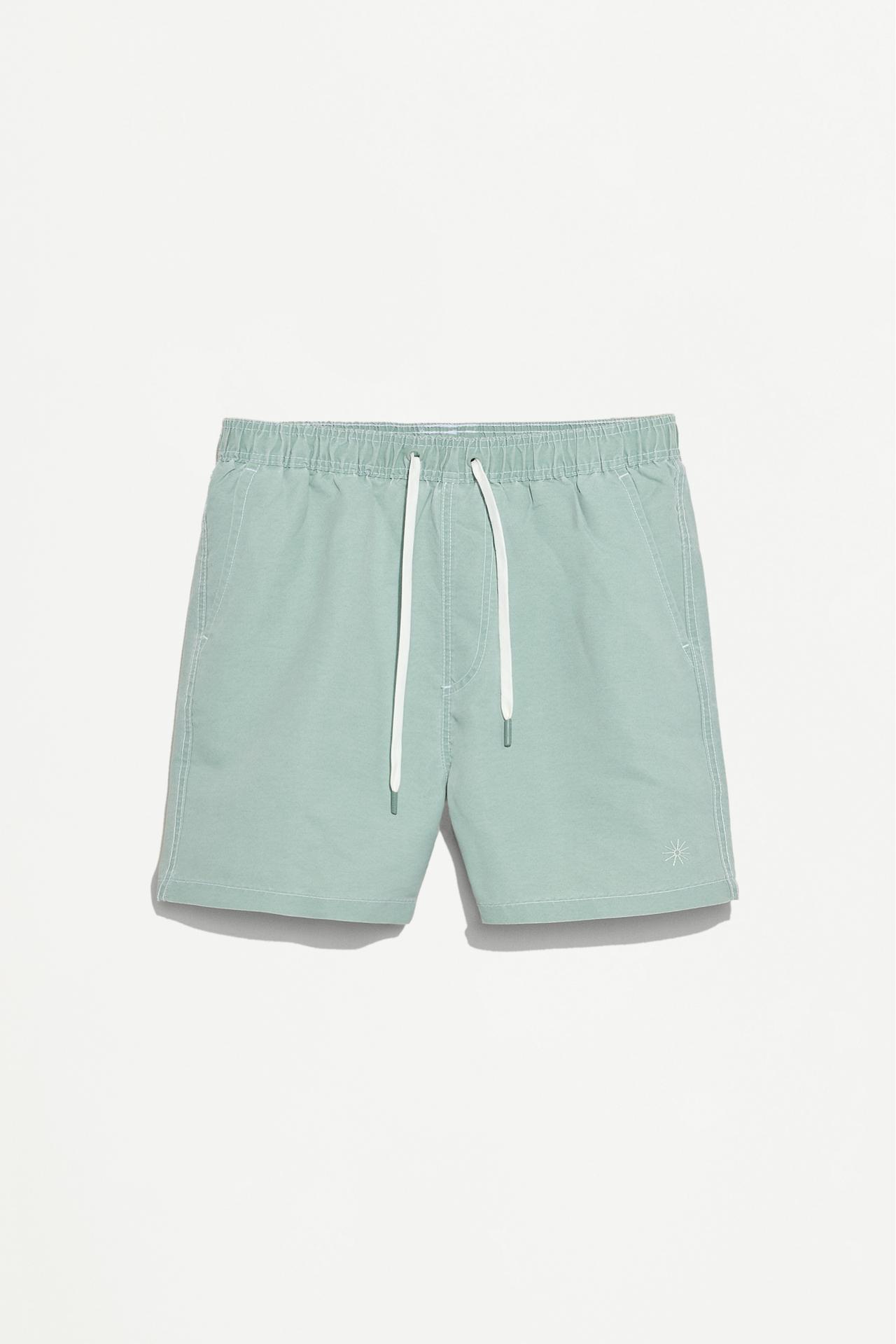 Faded-effect regular swimsuit — PASTEL GREEN