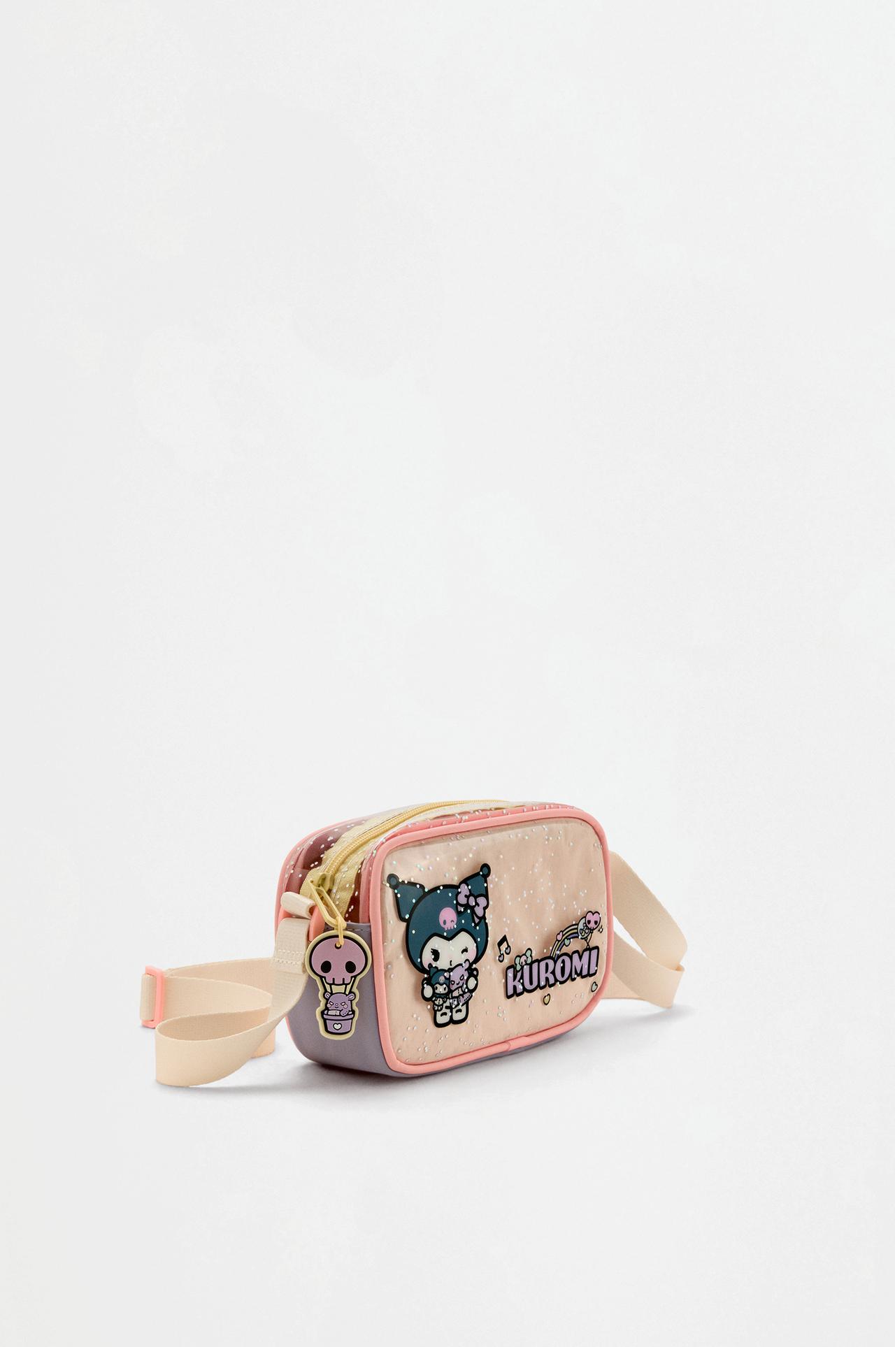 Kuromi ©SANRIO Girls' Crossbody Bag — ECRU