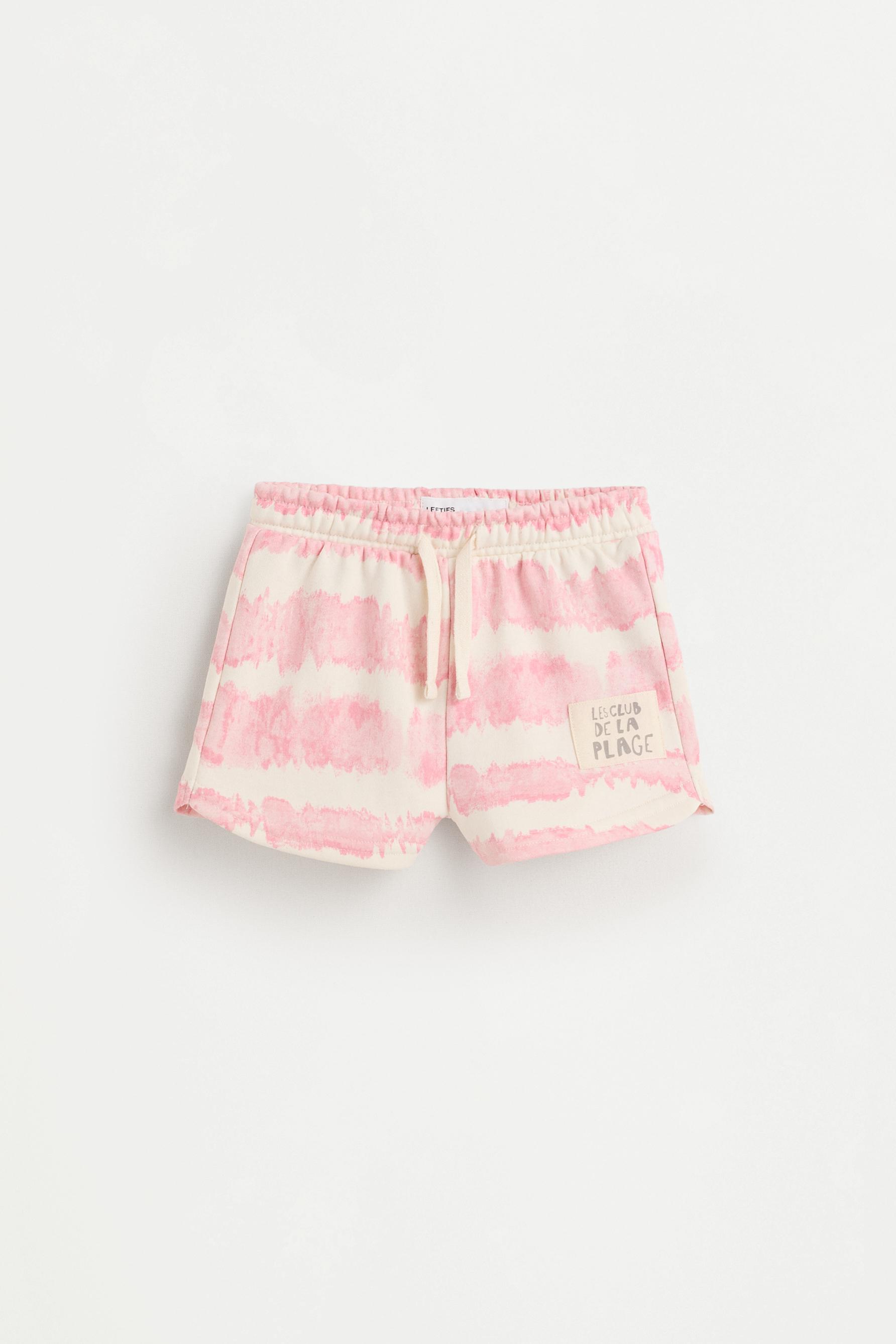Patch shorts — ECRU