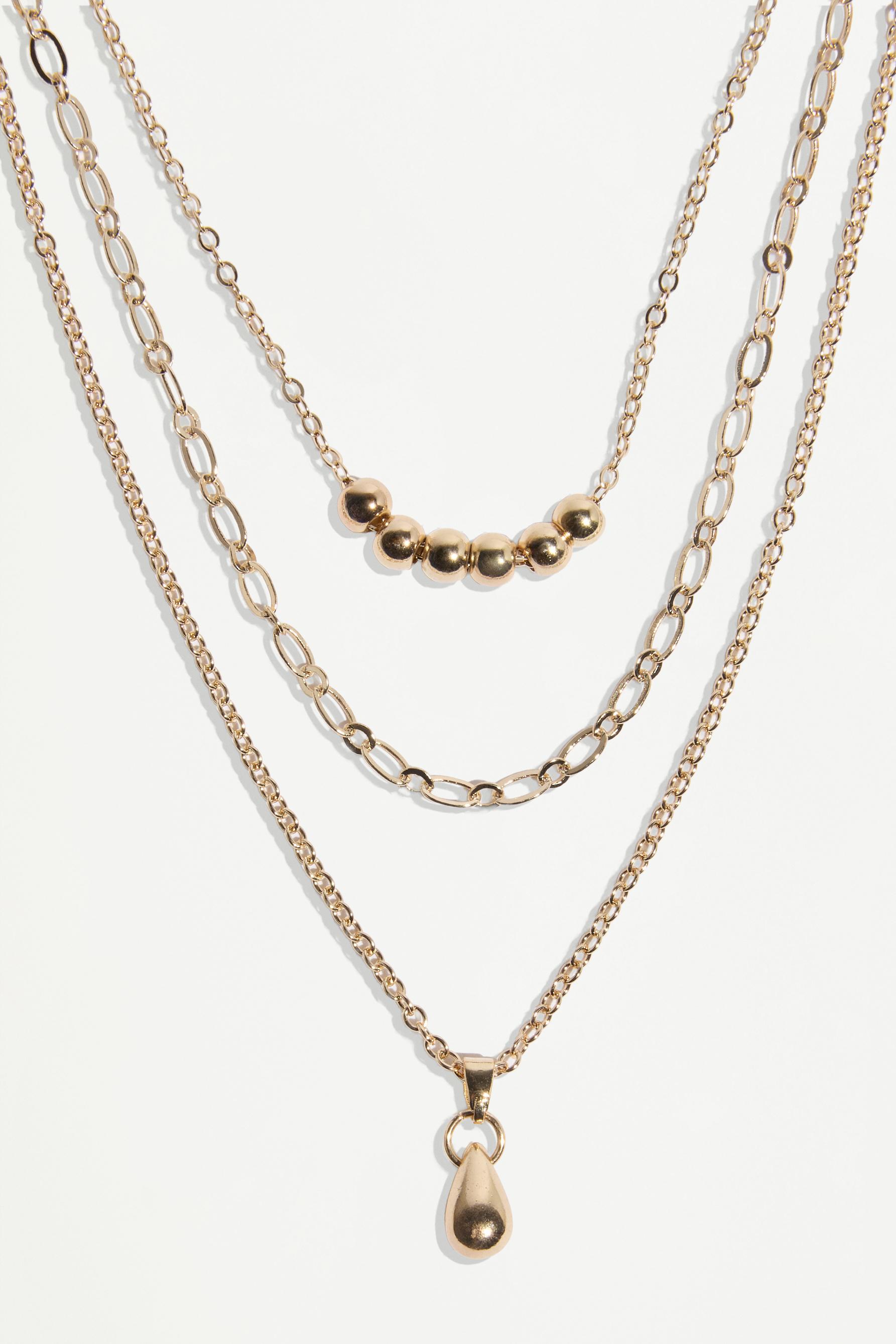 Assorted Necklaces (Pack of 3) — GOLDEN