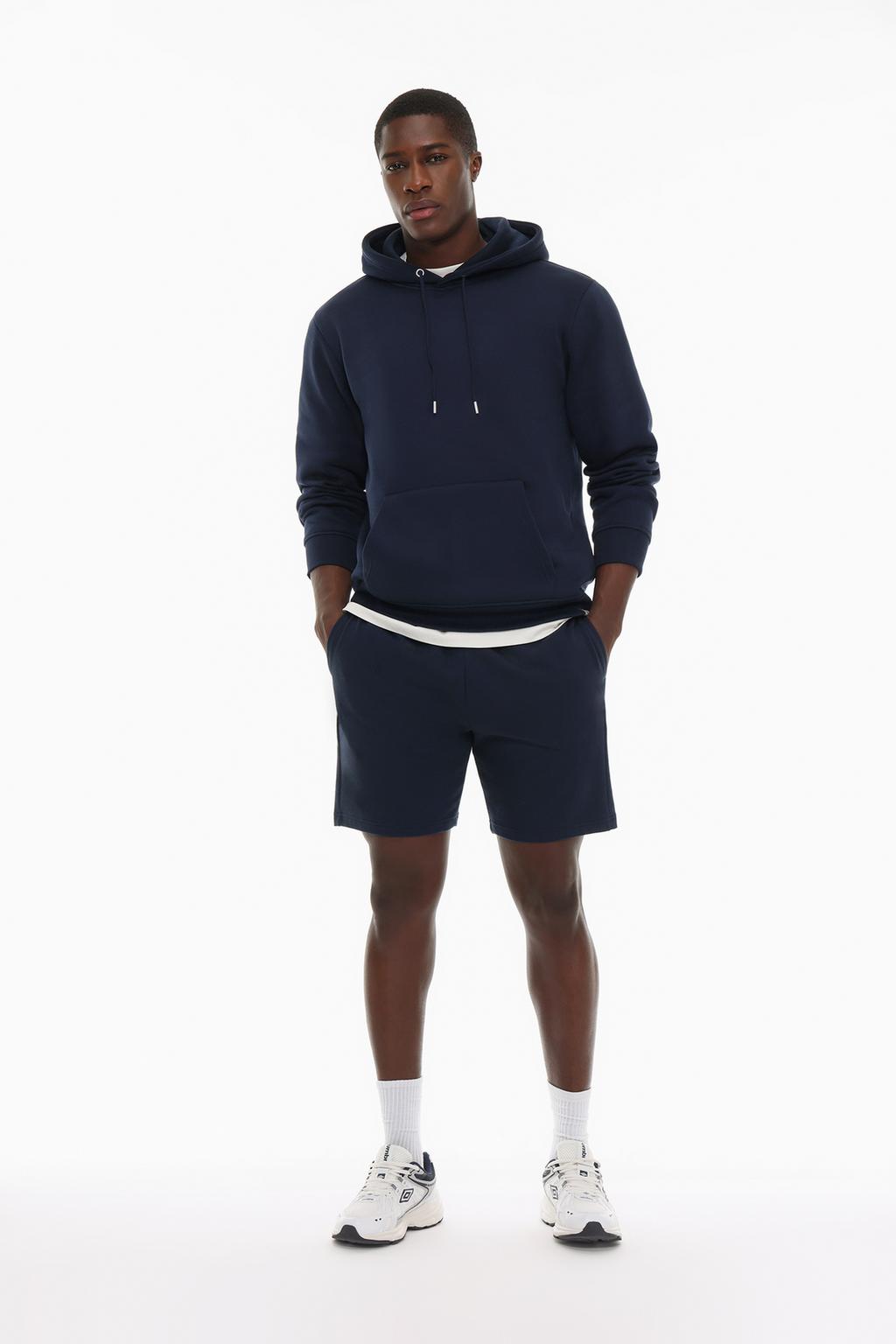 Basic tracksuit Bermuda shorts