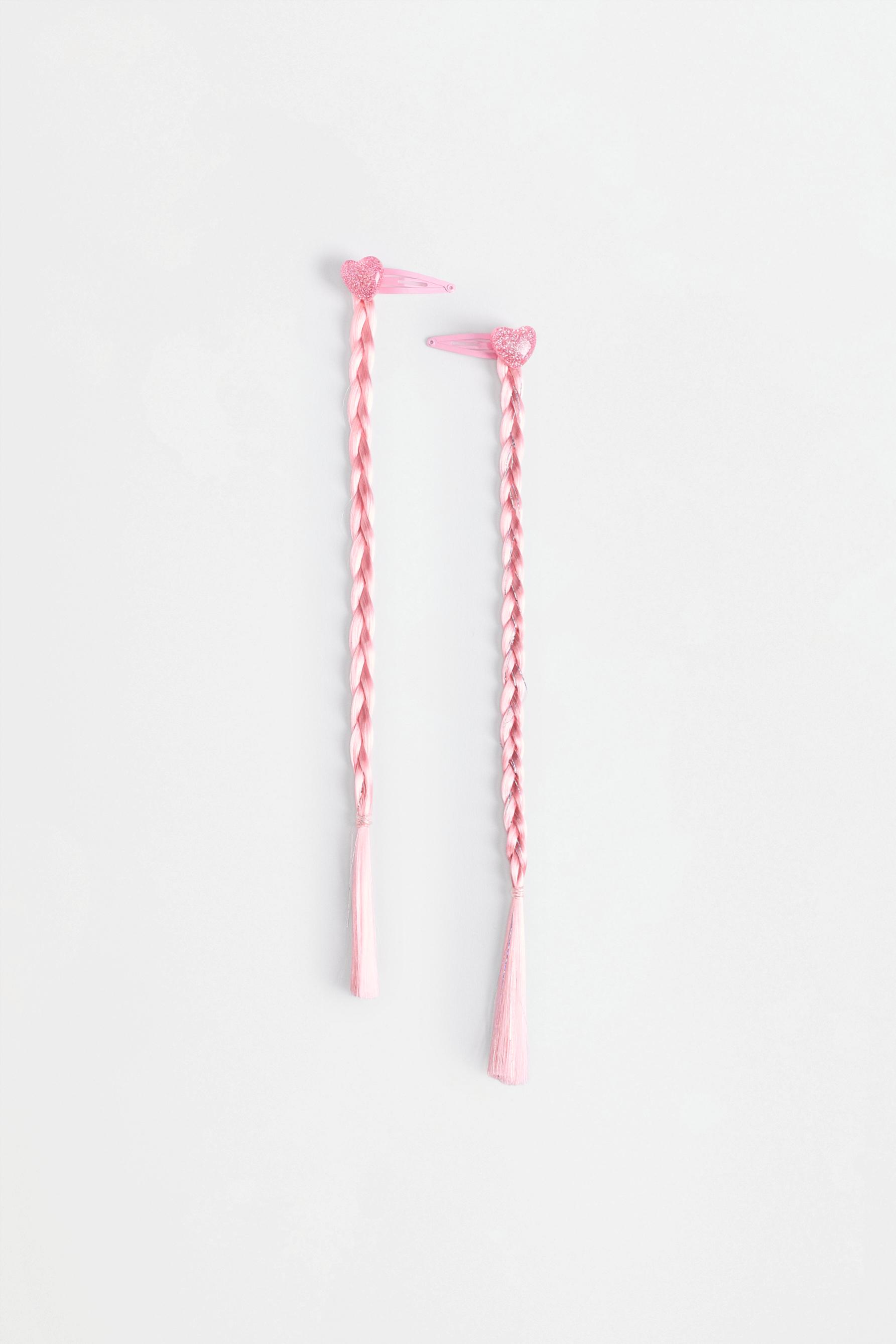 Clips trenzas corazón (Pack 2)