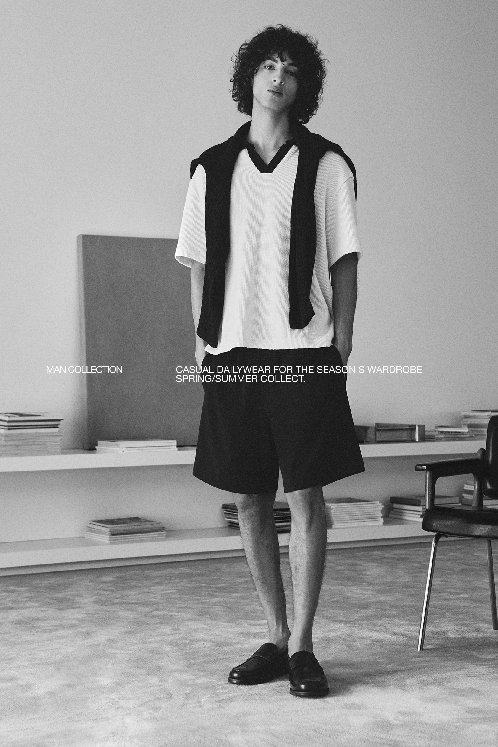 Jogger Bermuda shorts — BLACK