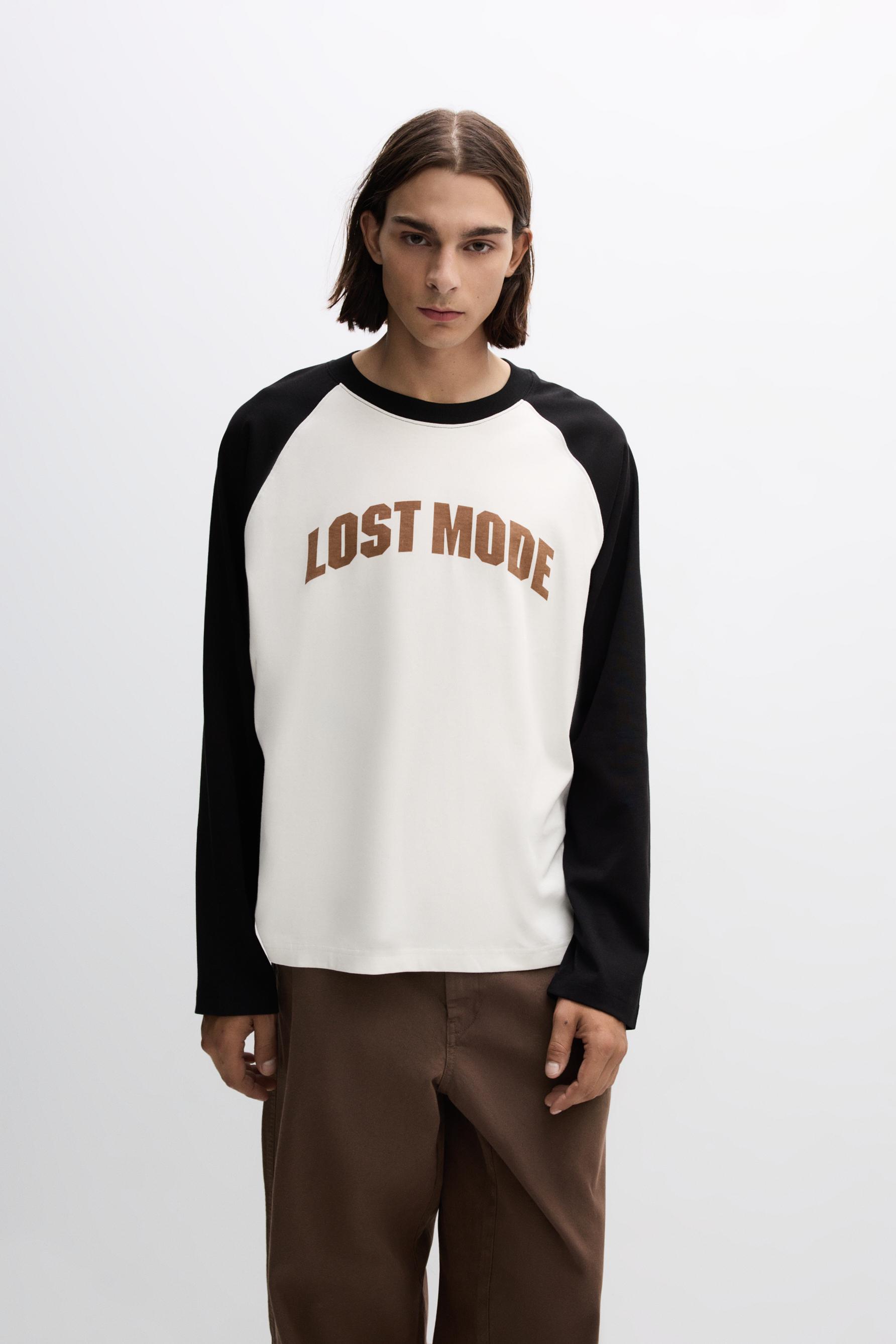 Camiseta ranglan texto