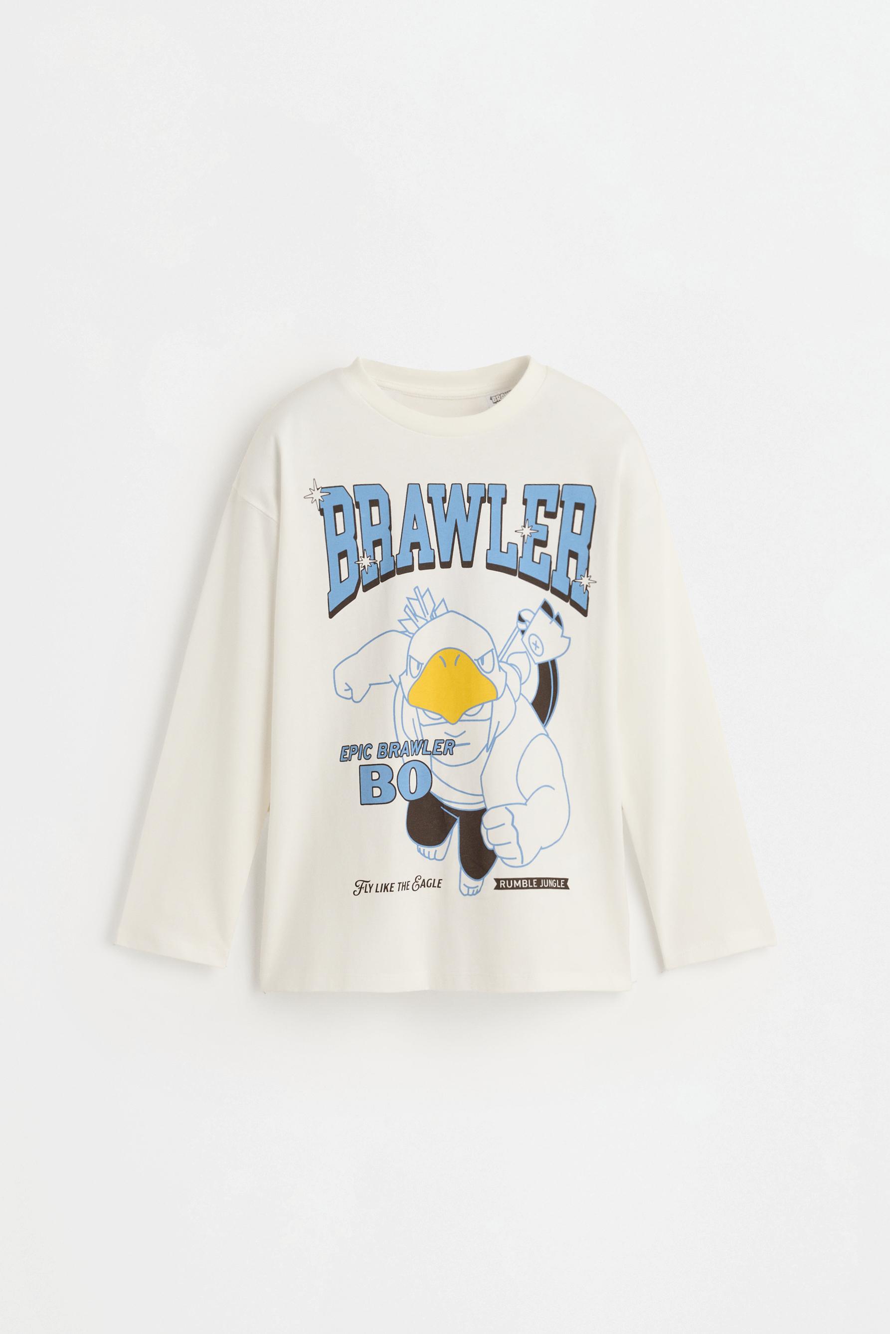 Brawl Stars ©Supercell Oy T-shirt and pants co-ord — GREY