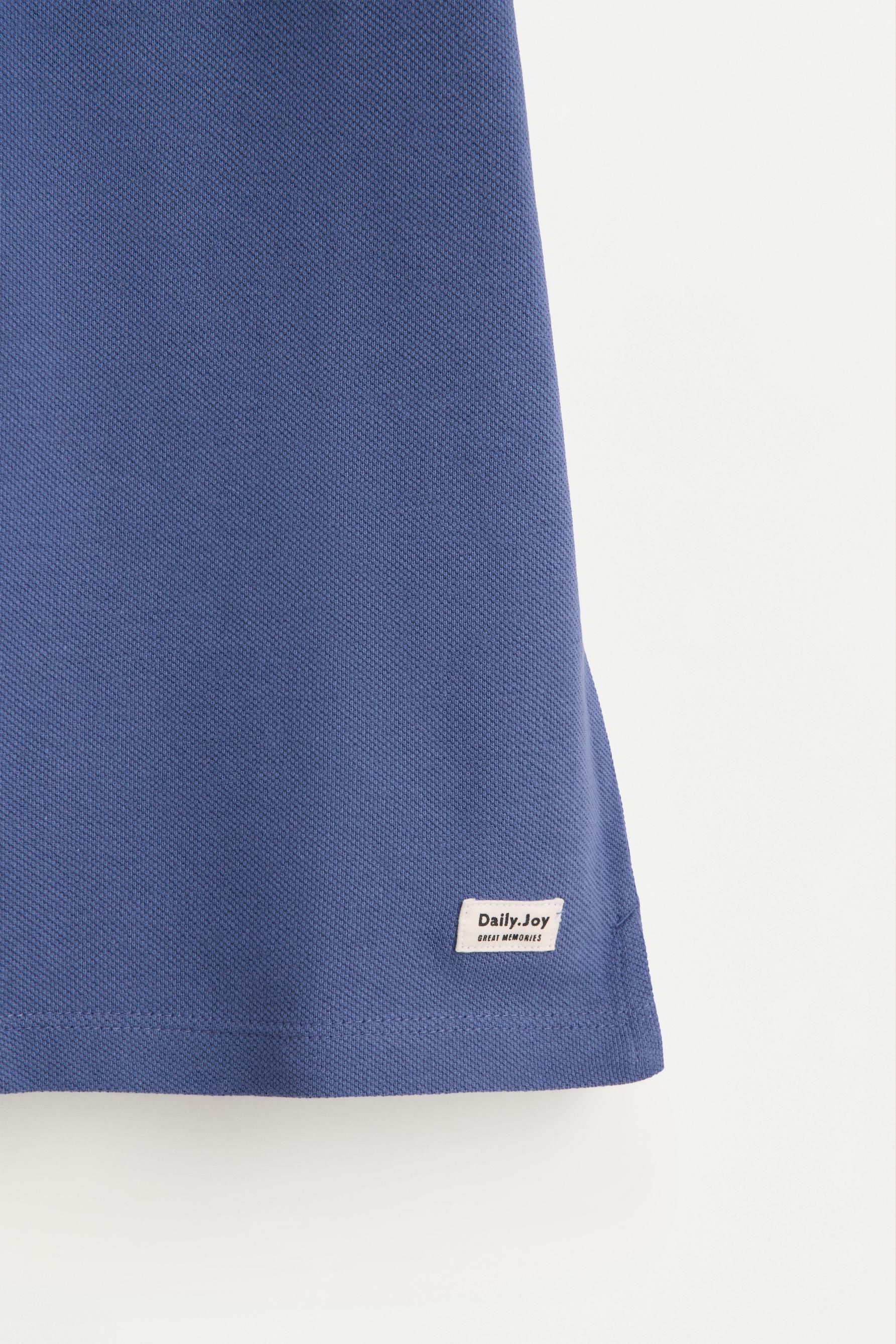 Basic polo shirt — MEDIUM BLUE