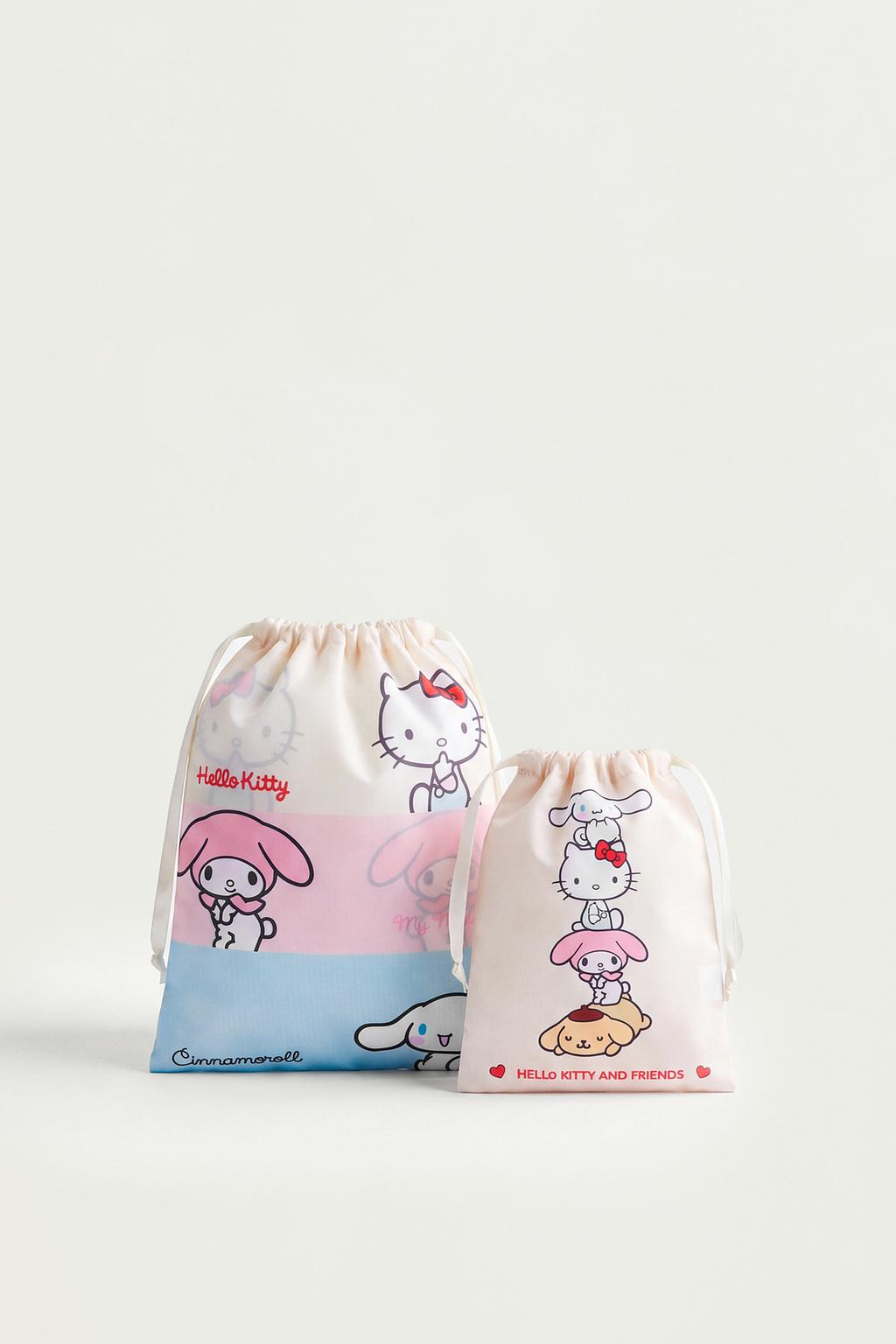 Lefties Hello Kitty & Friends ©SANRIO tənzimlənən çantalar (2 ədəd dəst)