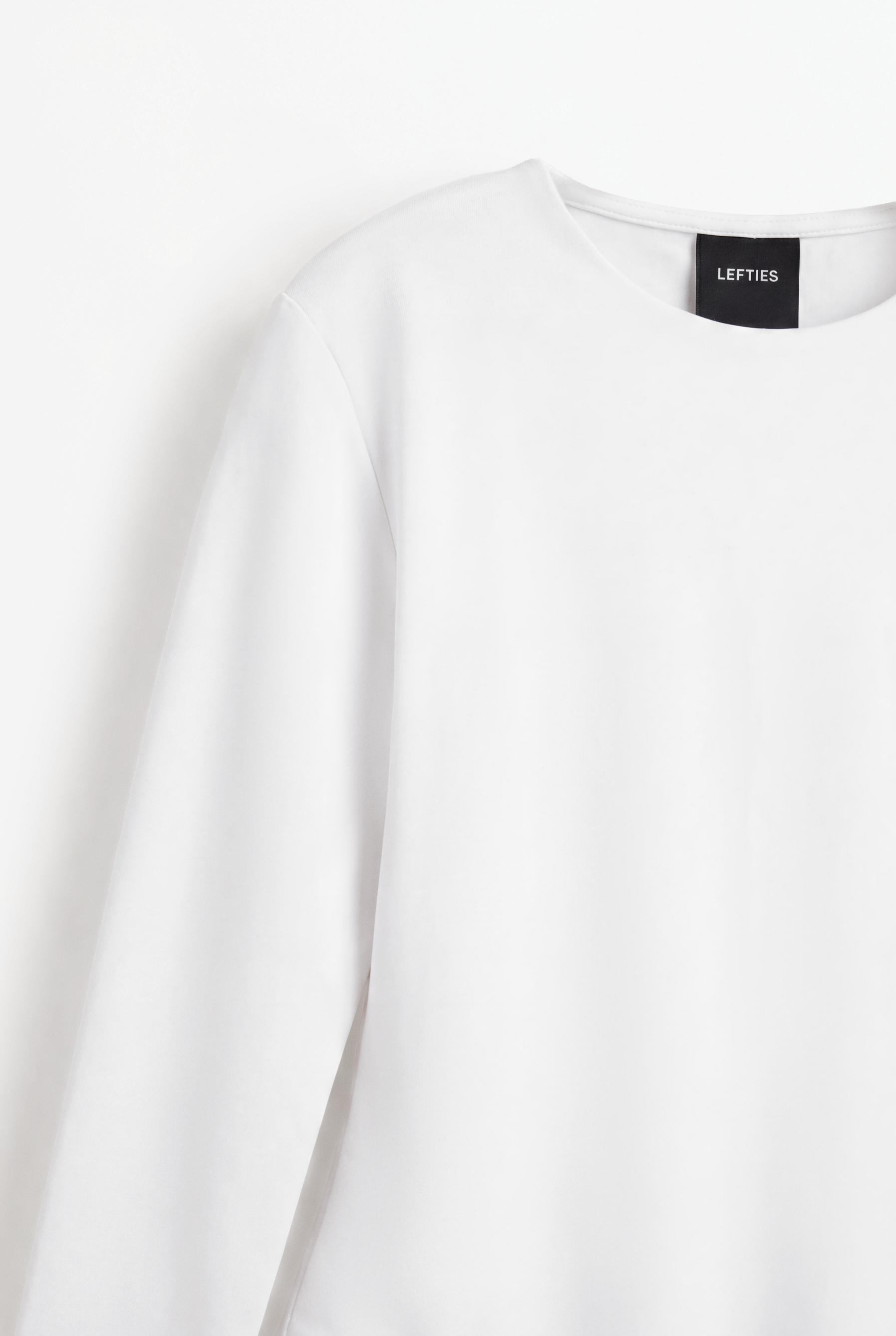 Long sleeve polyamide bodysuit — WHITE