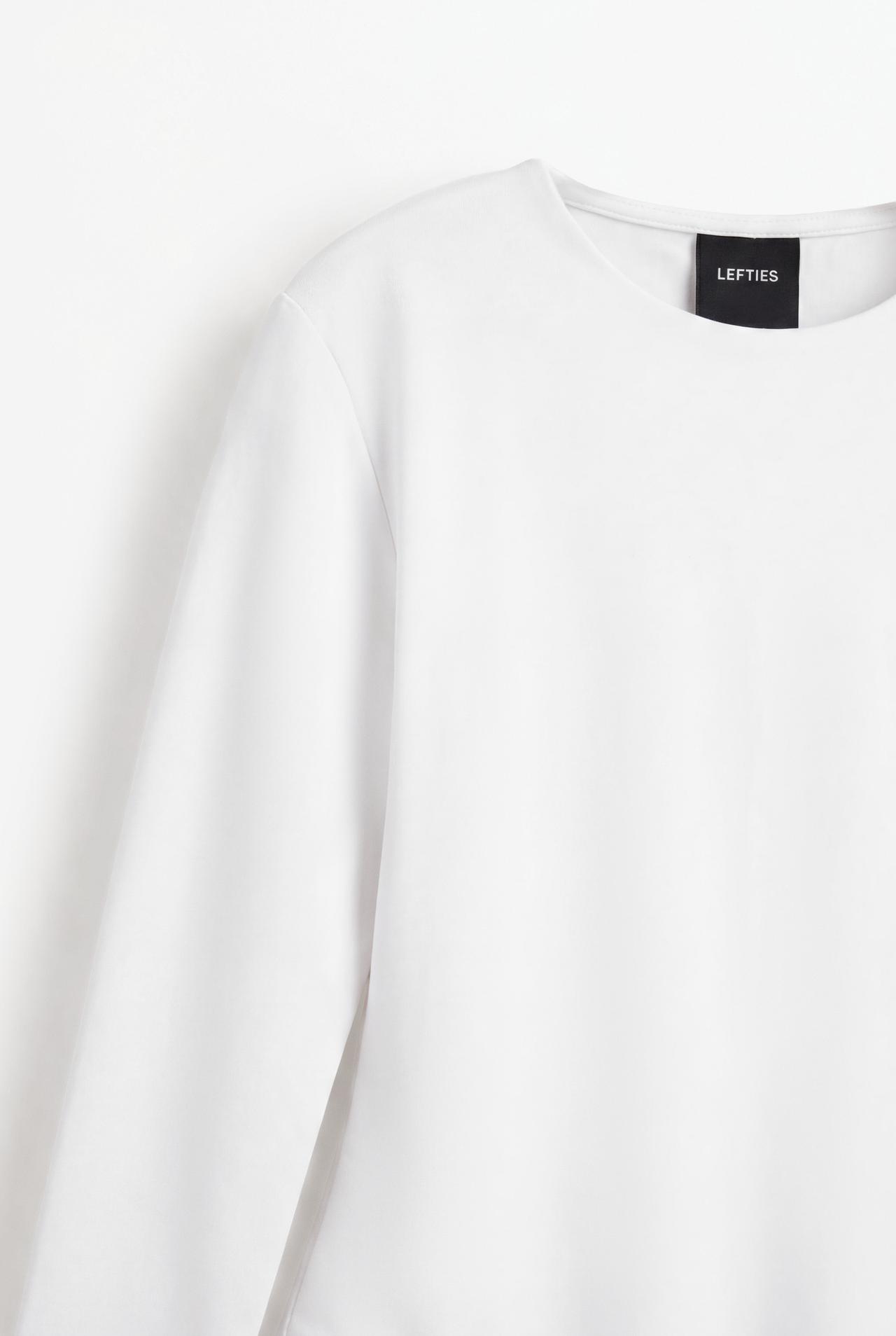Long sleeve polyamide bodysuit — WHITE