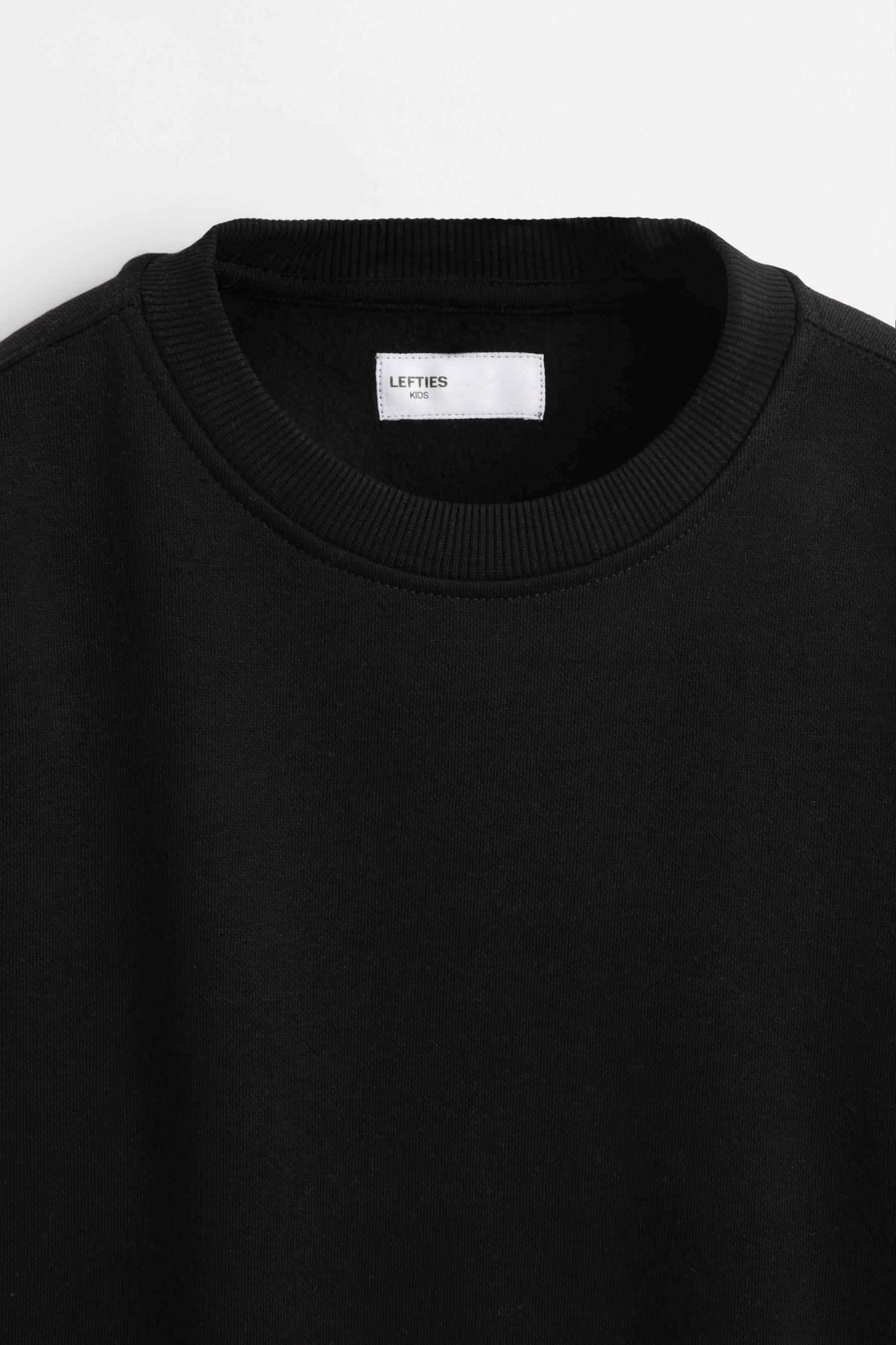 Pack of 2 plush sweatshirts — BLACK