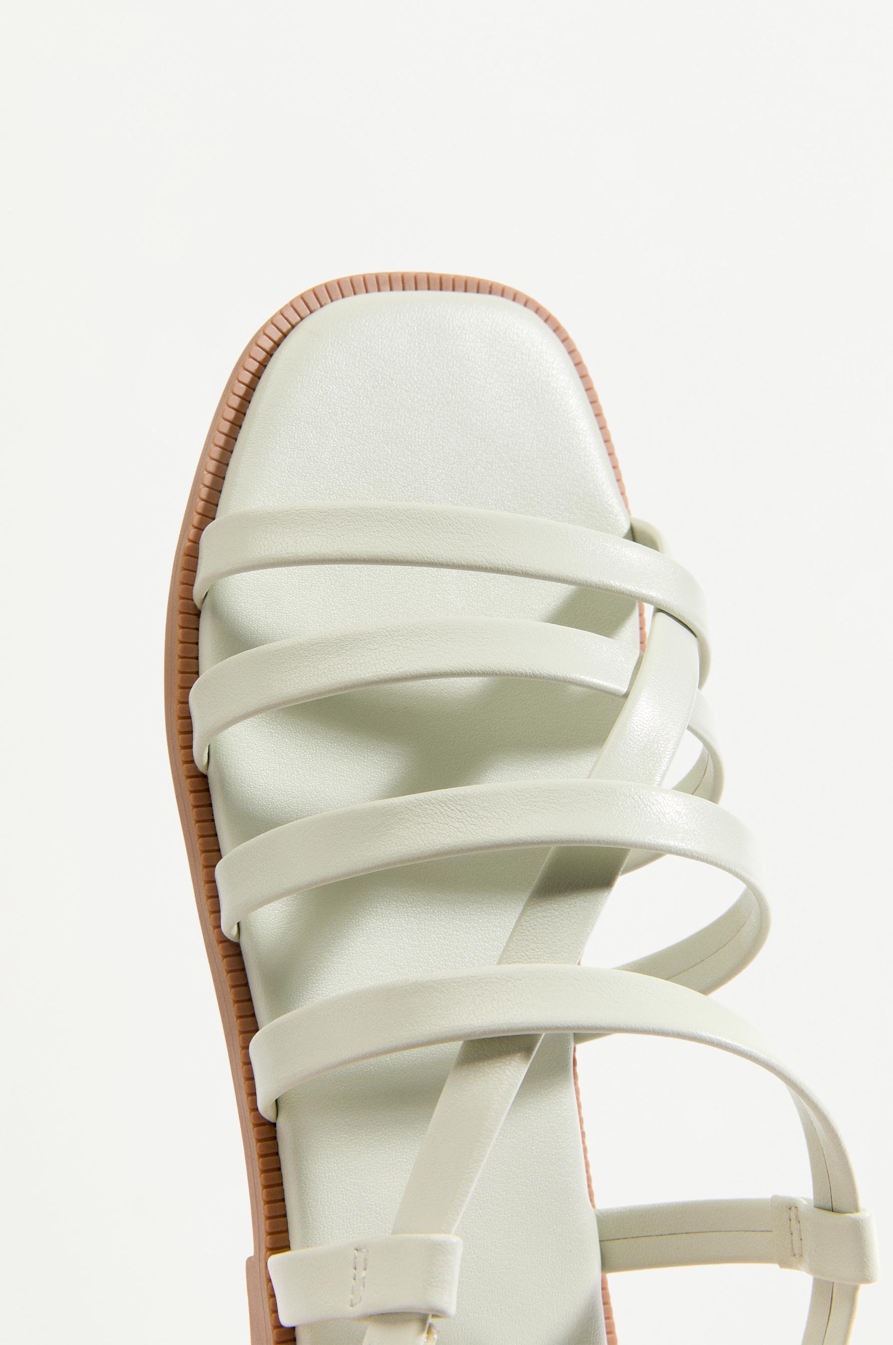 Girls' strappy sandals — MINT GREEN