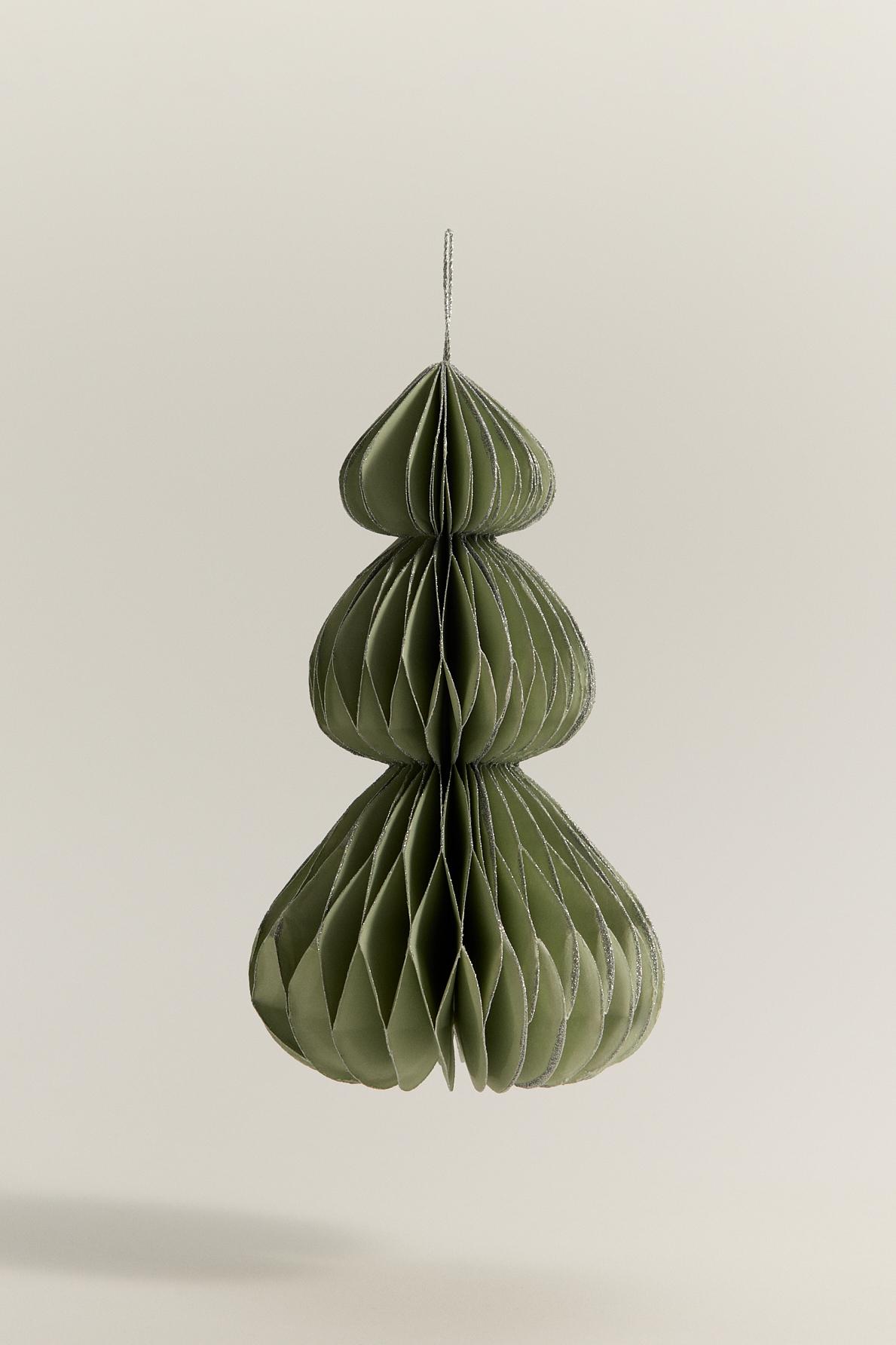 Adorno de árvore de abeto 15 cm