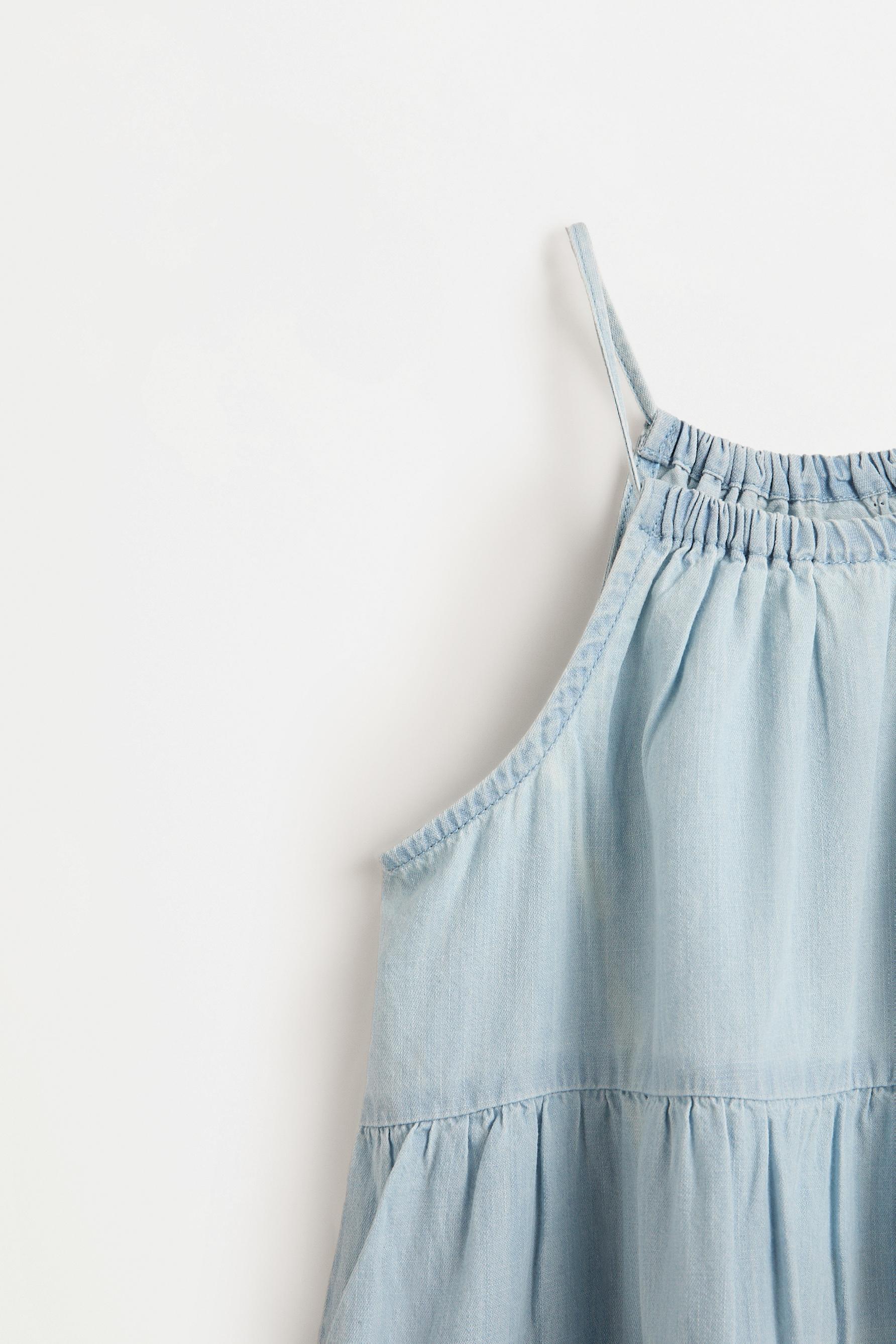 Lightweight denim dress — FADED BLUE