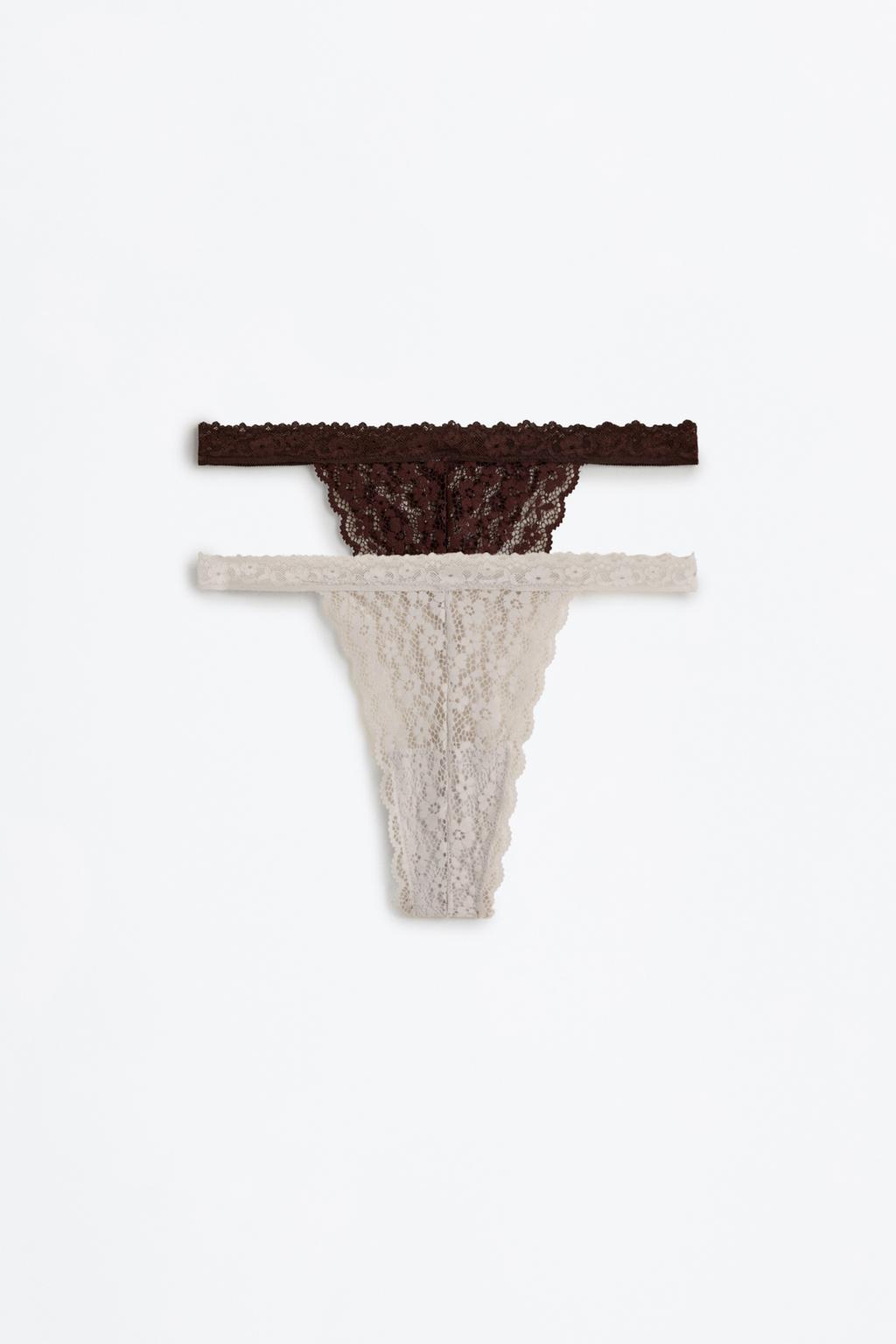 Pack 2 tangas encaje