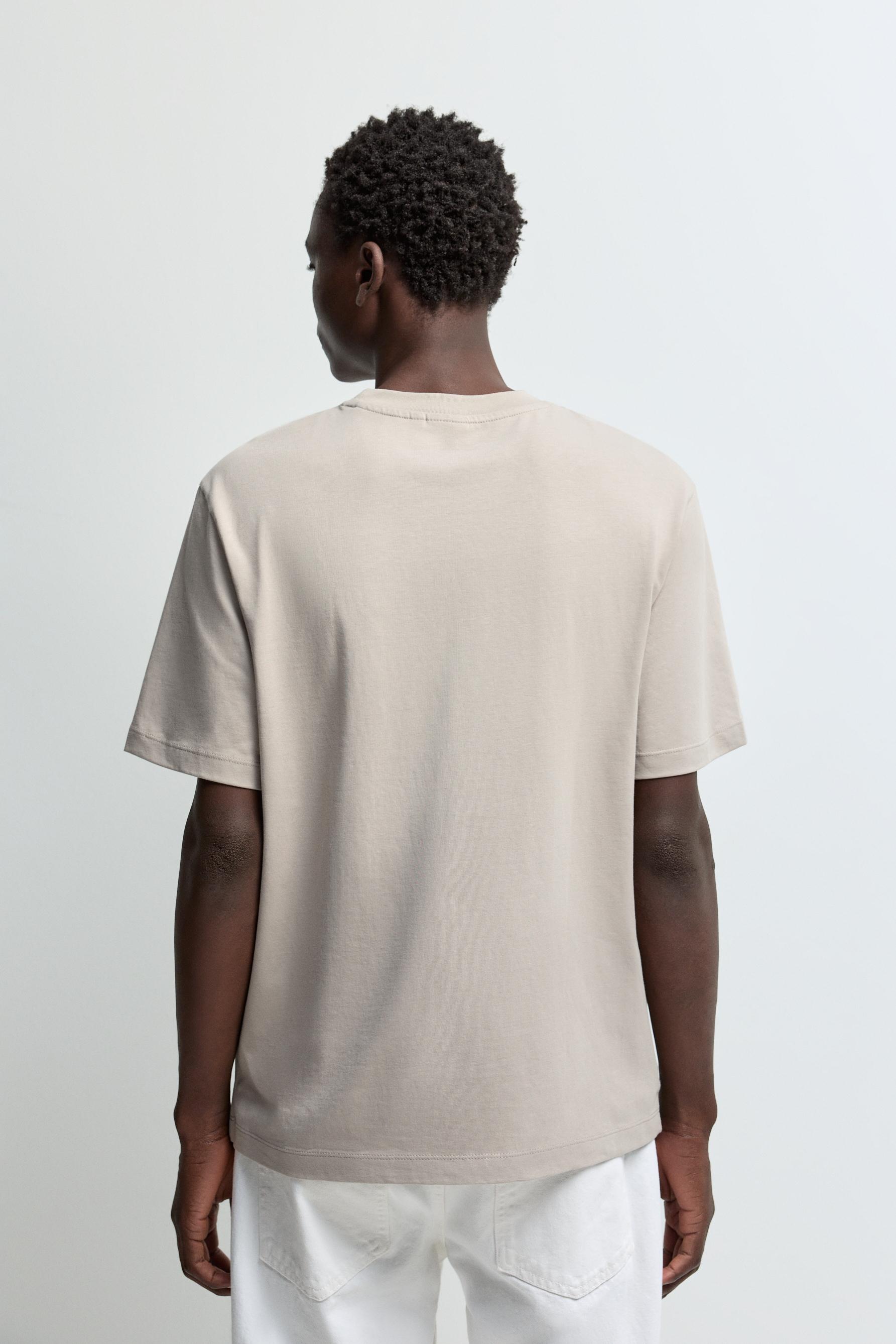 Premium relaxed fit T-shirt — SAND