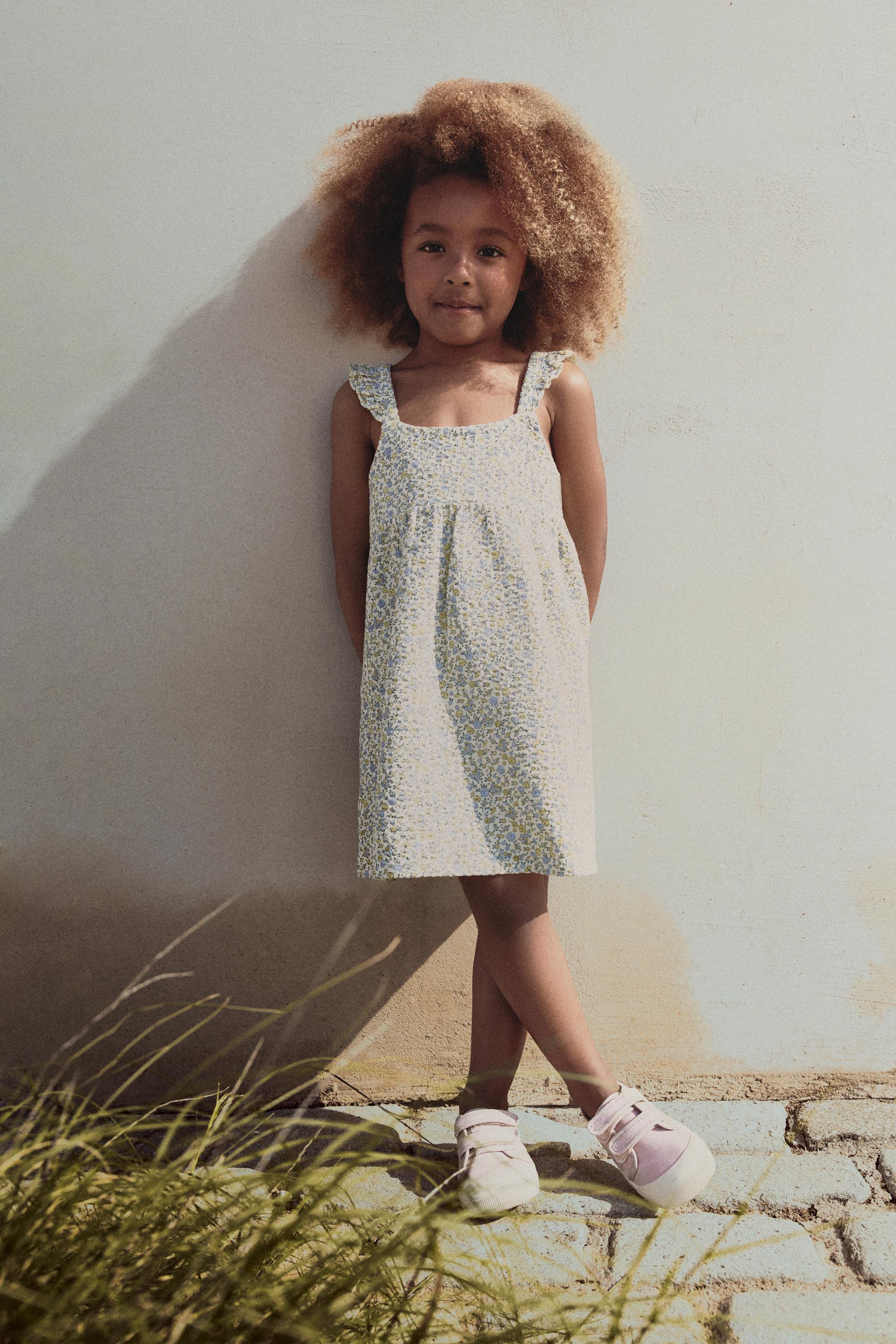 Dress with back tie — PALE YELLOW