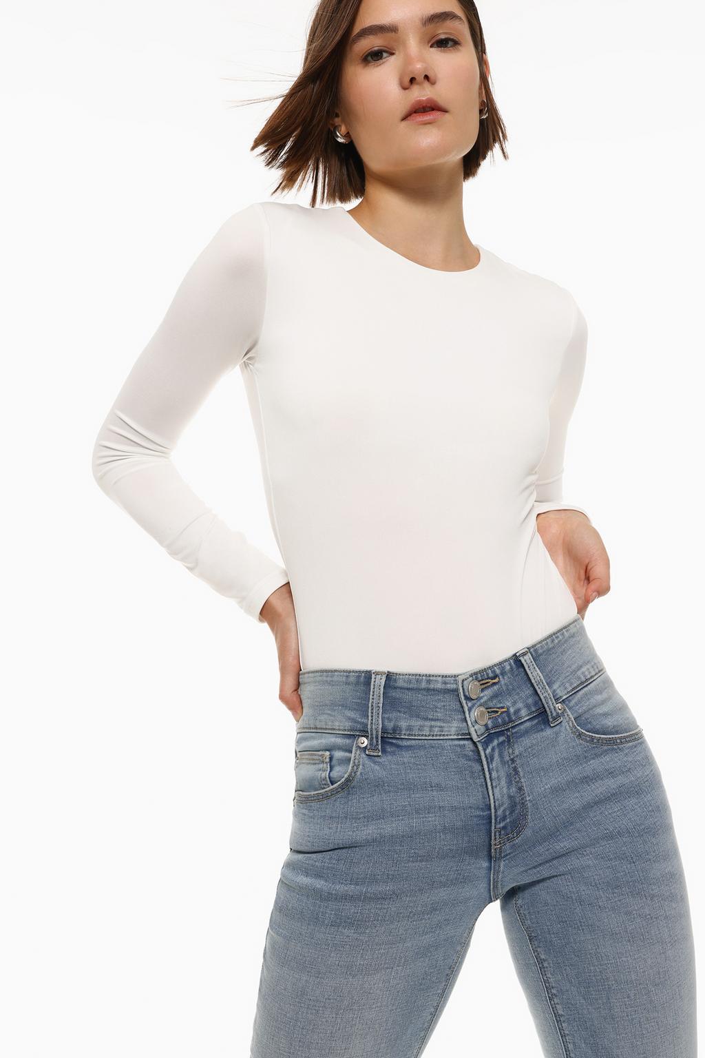 Polyamide round neck bodysuit