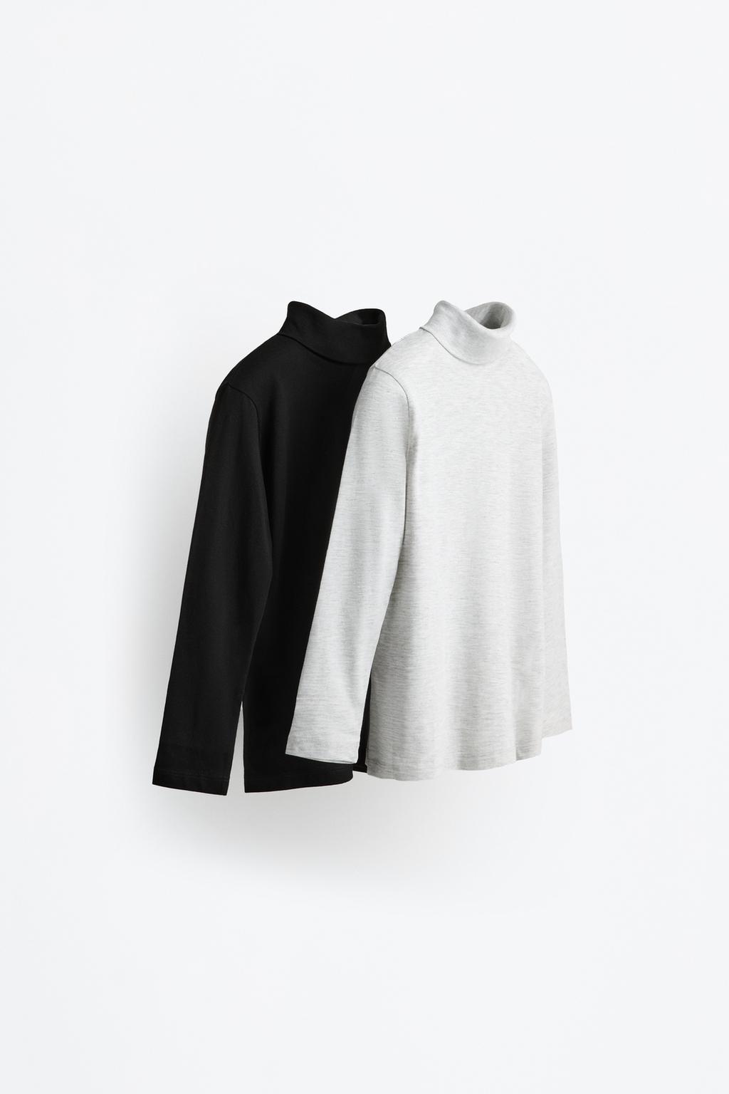 Pack of 2 roll neck T-shirts