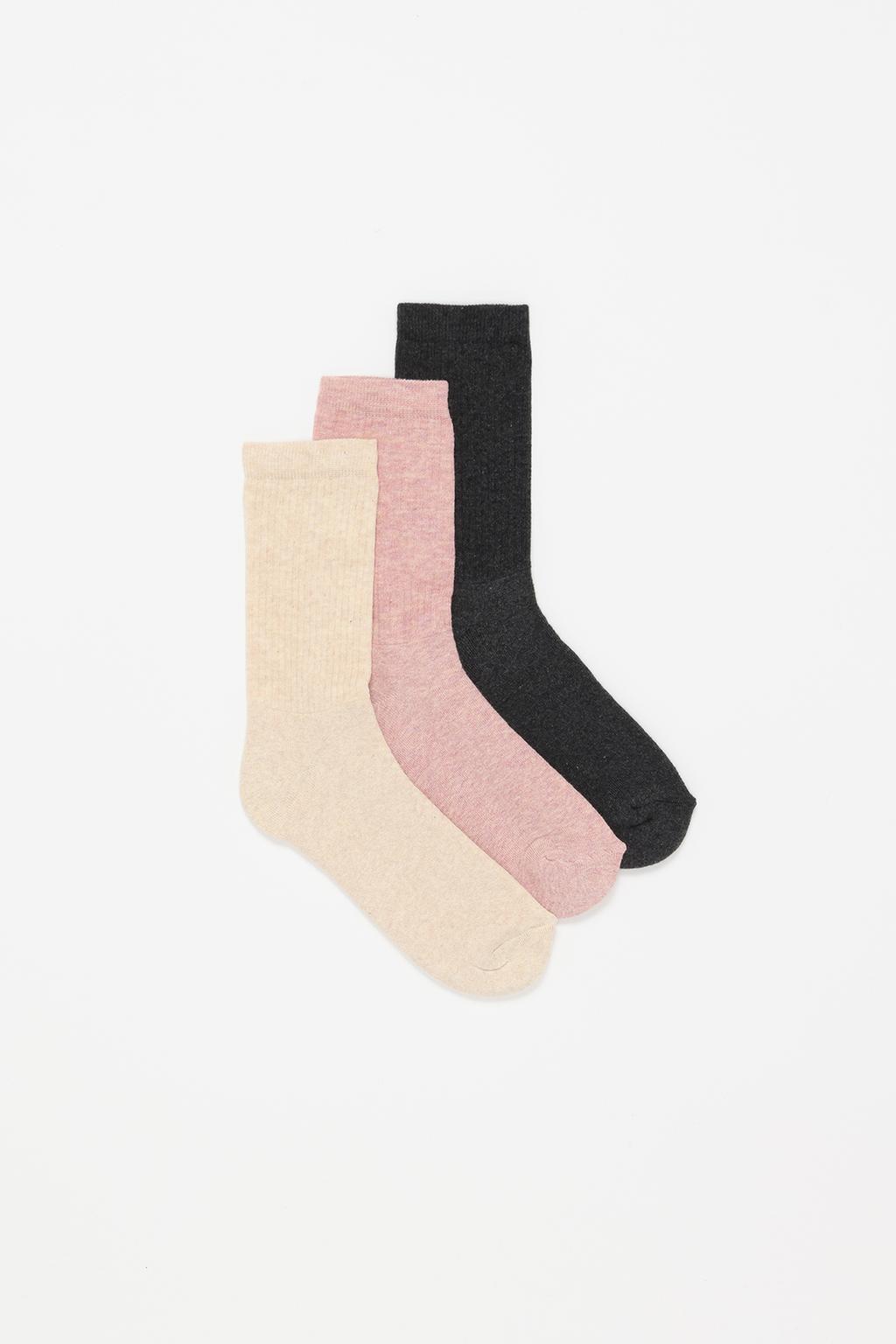 3-pack of ribbed socks