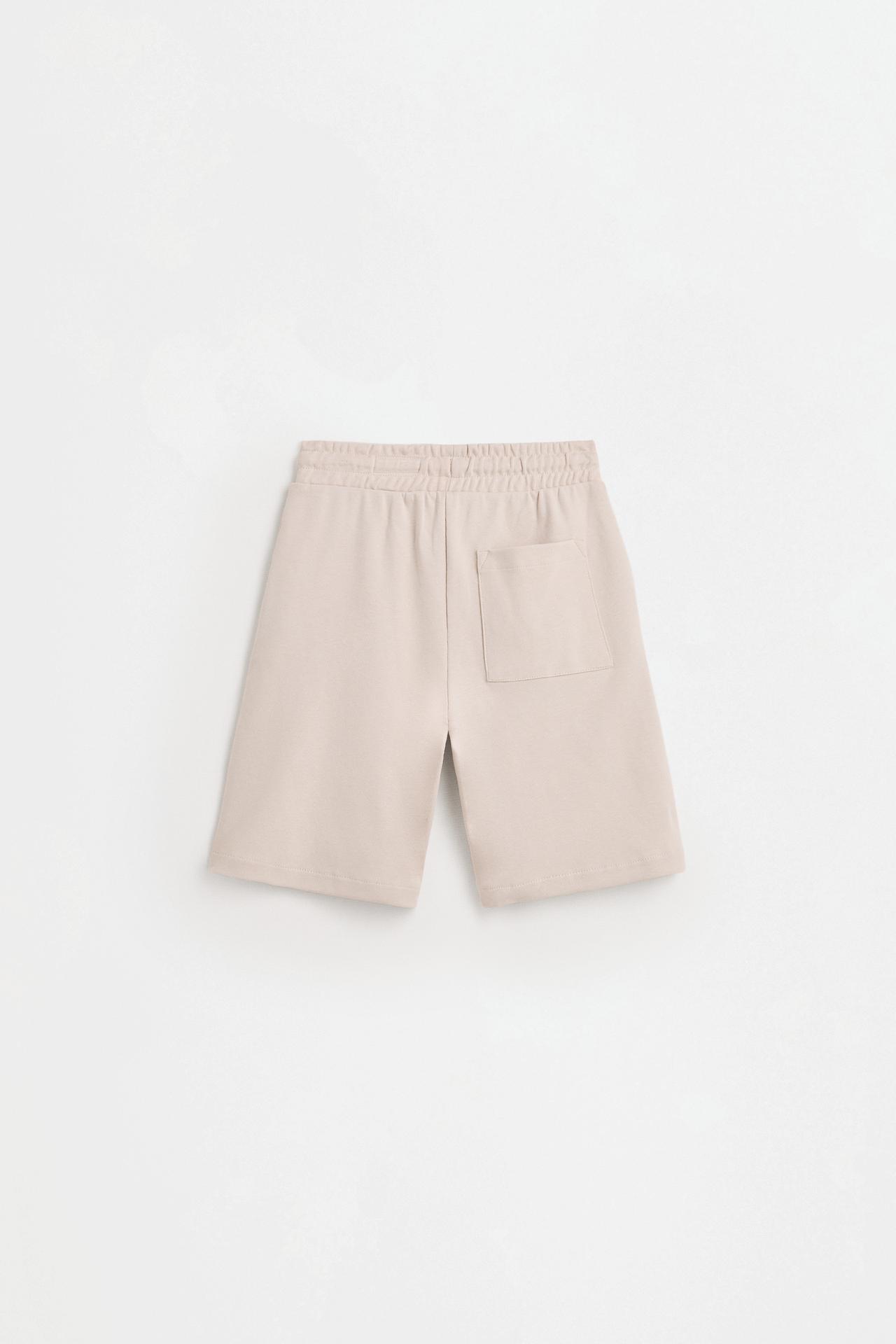 Interlock jogger Bermuda shorts — ECRU