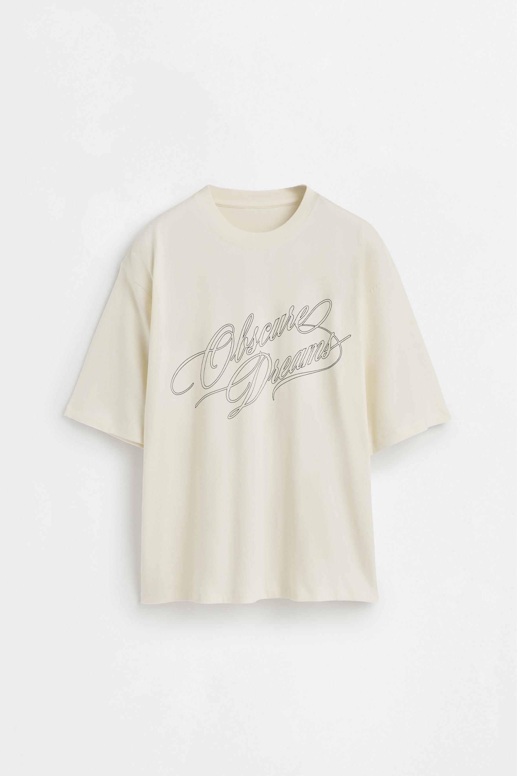Oversize printed T-shirt — OFF WHITE