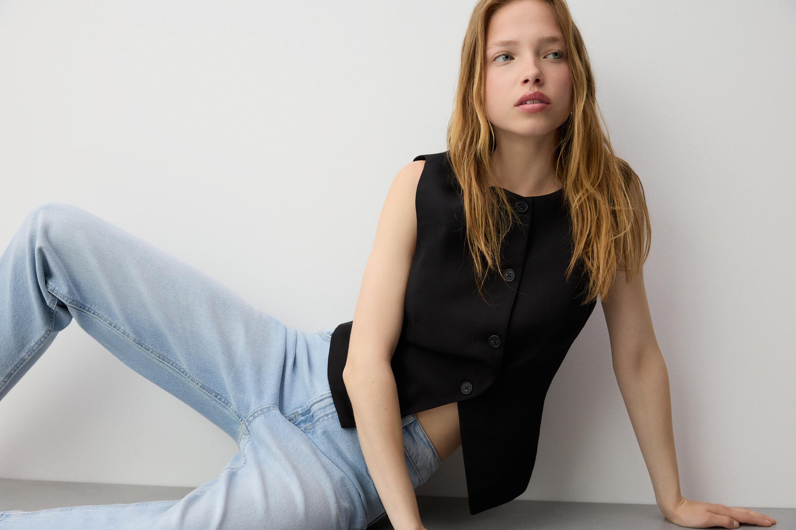 Mom fit jeans — PALE BLUE