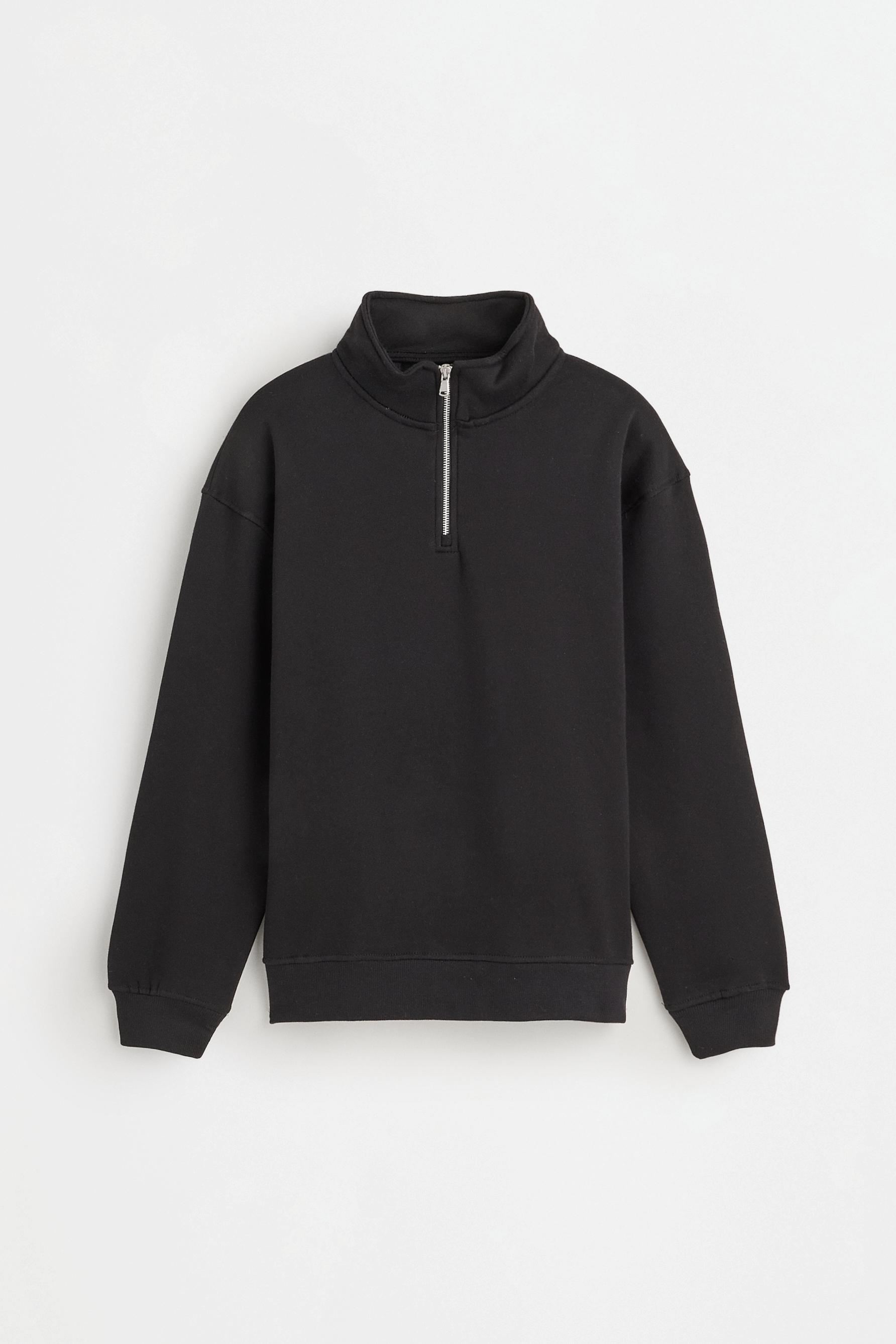 Sudadera cuello alto cremallera