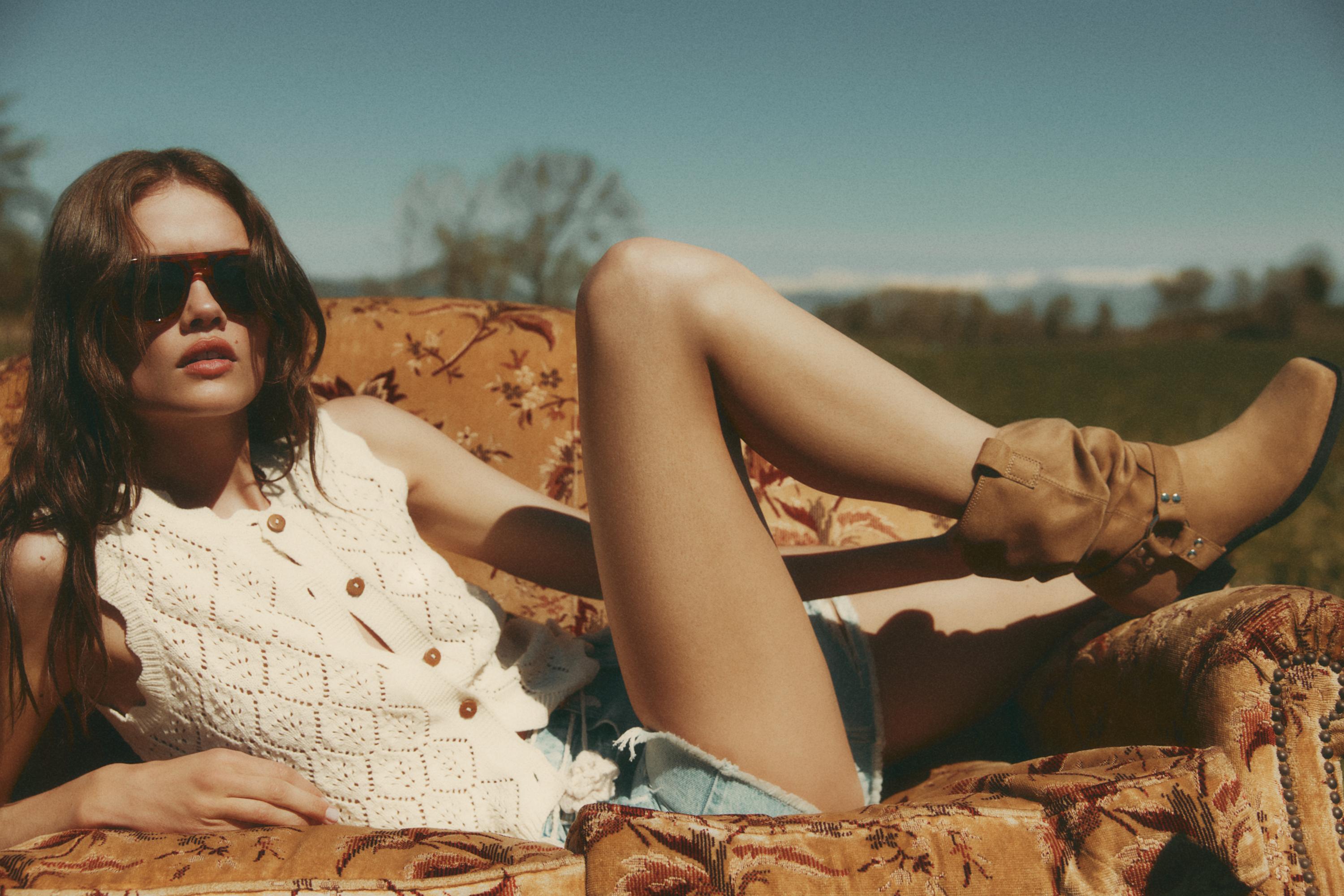 Cowboy boots — BROWN