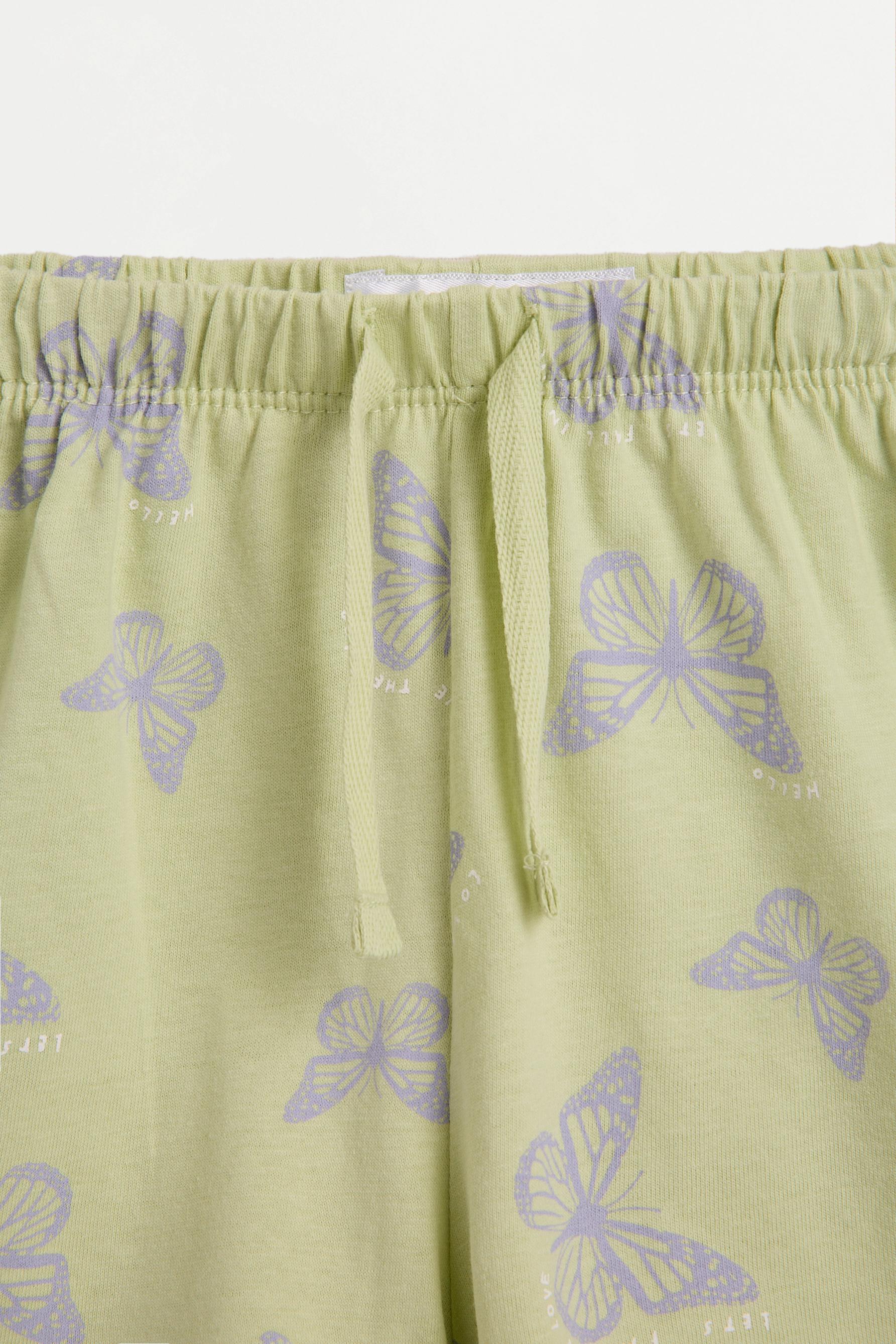 Printed short pyjamas — PALE KHAKI