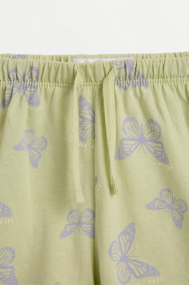 Printed short pyjamas — PALE KHAKI 7