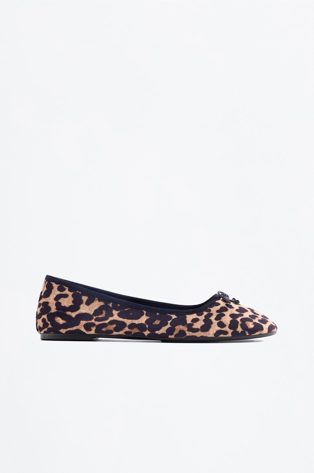 Ballerina con stampa animalier