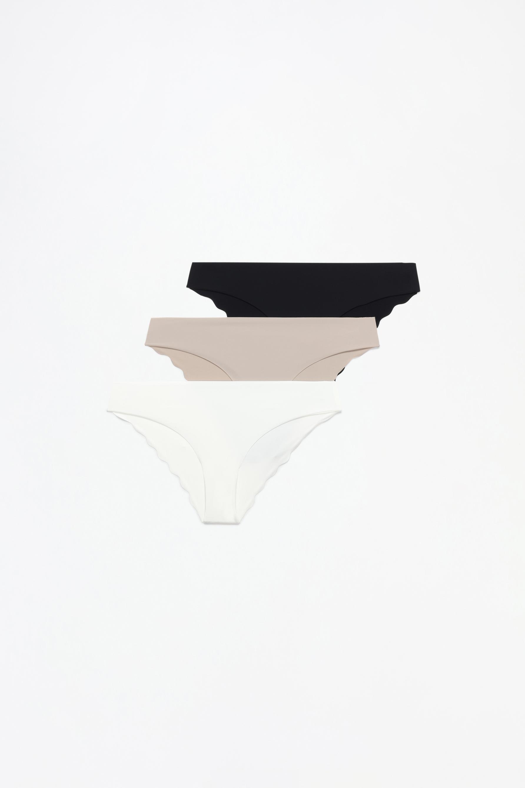 Pack of 3 classic microfibre briefs — WHITE