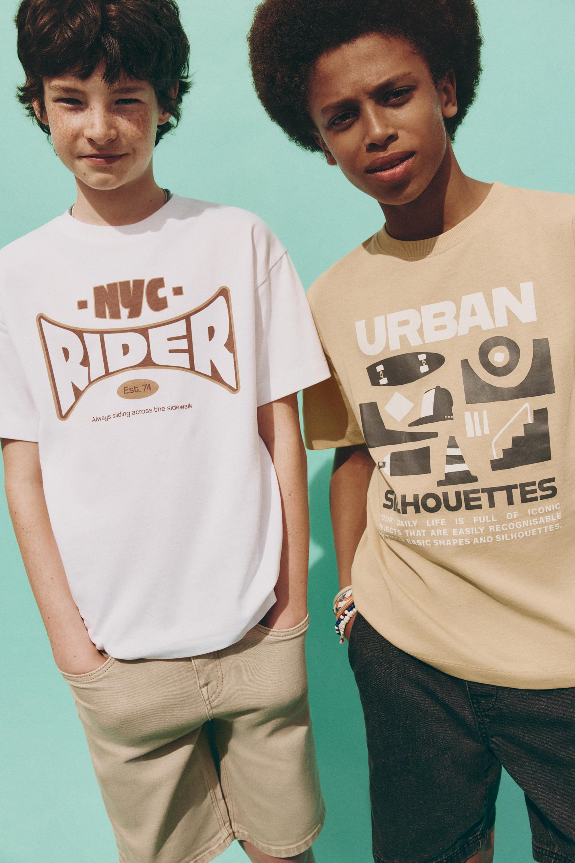 Printed T-shirt — WHITE