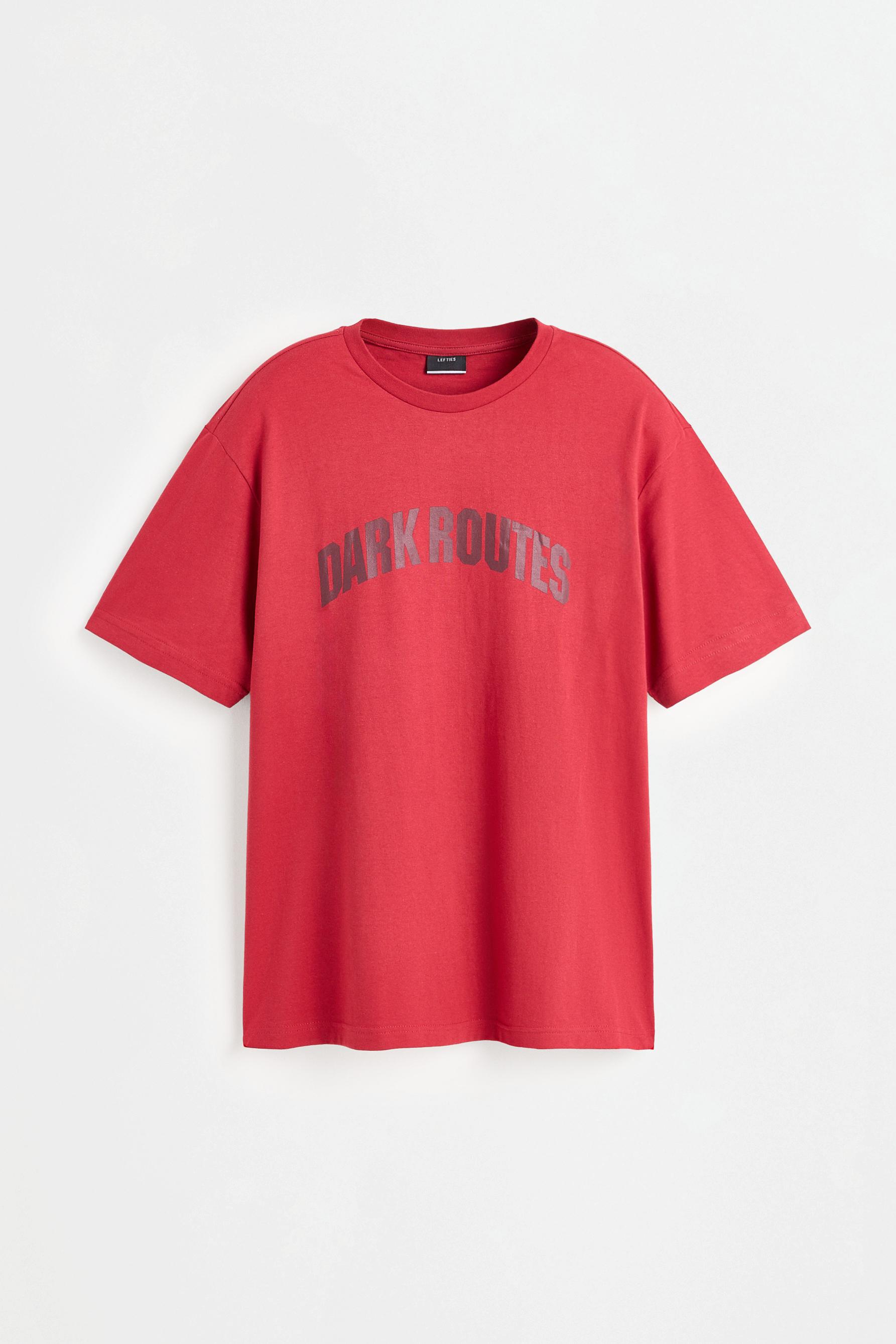 3-pack of printed T-shirts — DARK PINK