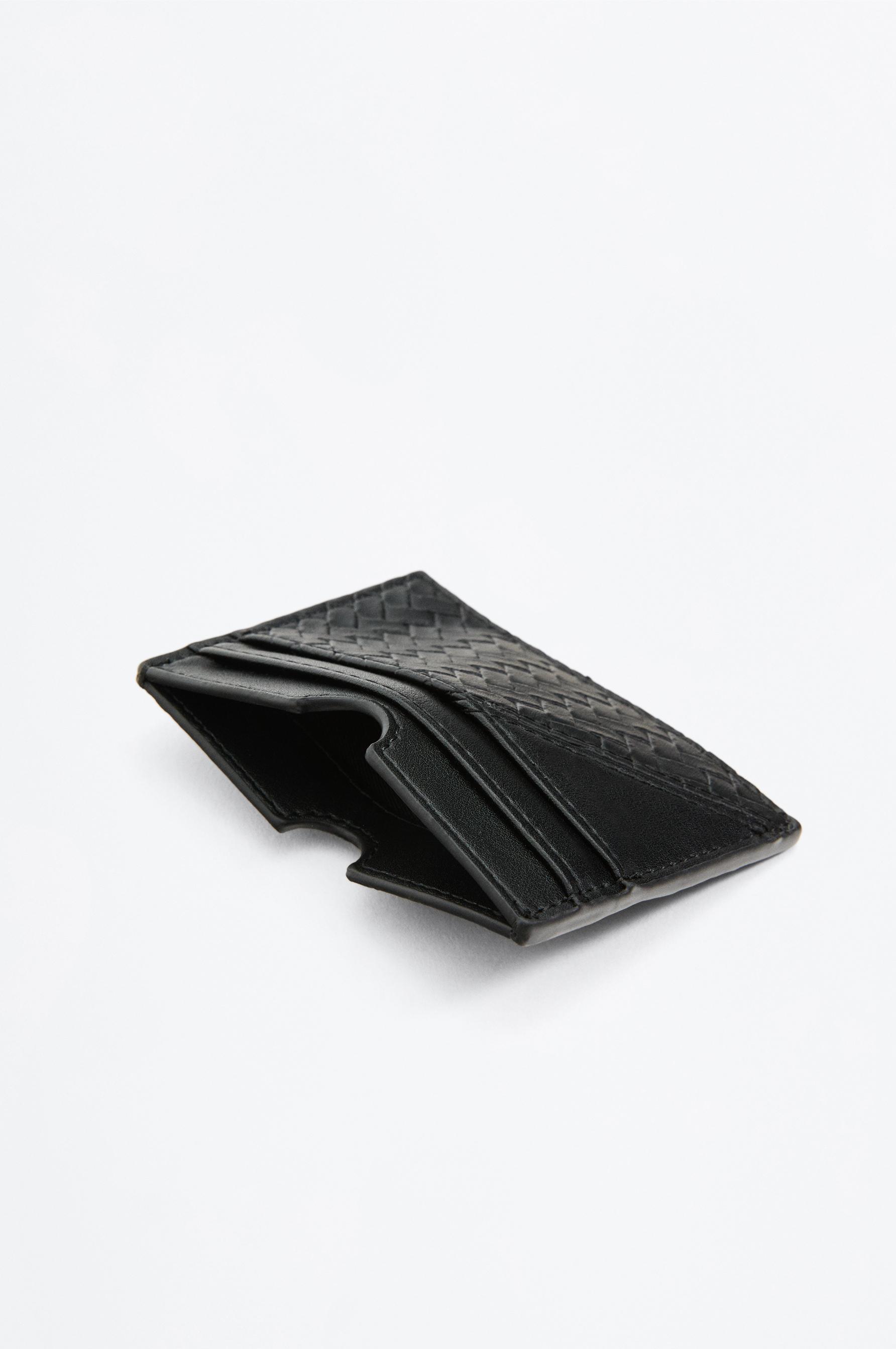 Braided Smart card holder — BLACK