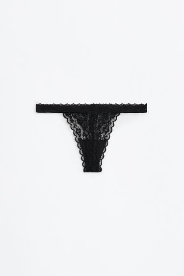 2-pack of lace thongs — BURGUNDY 8