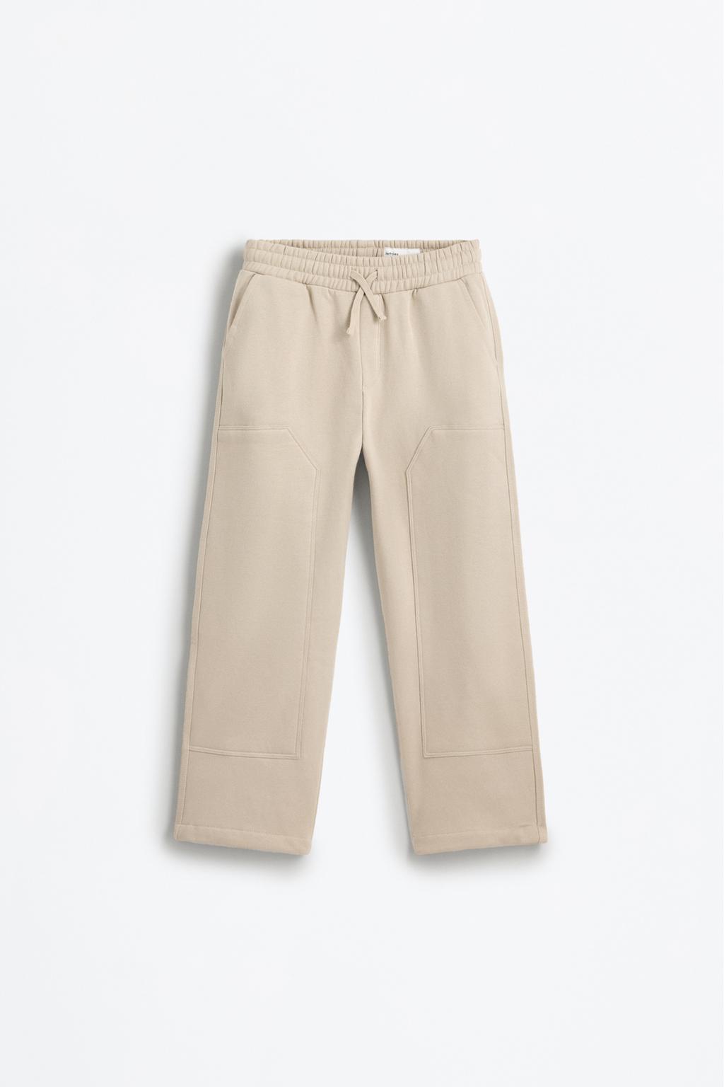Calças jogger com painéis