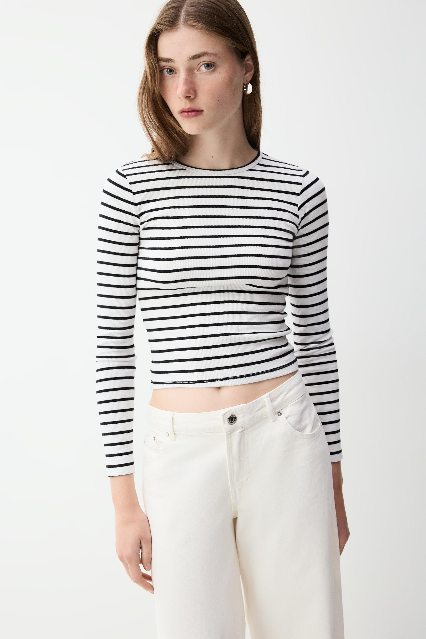 Camiseta básica canalé