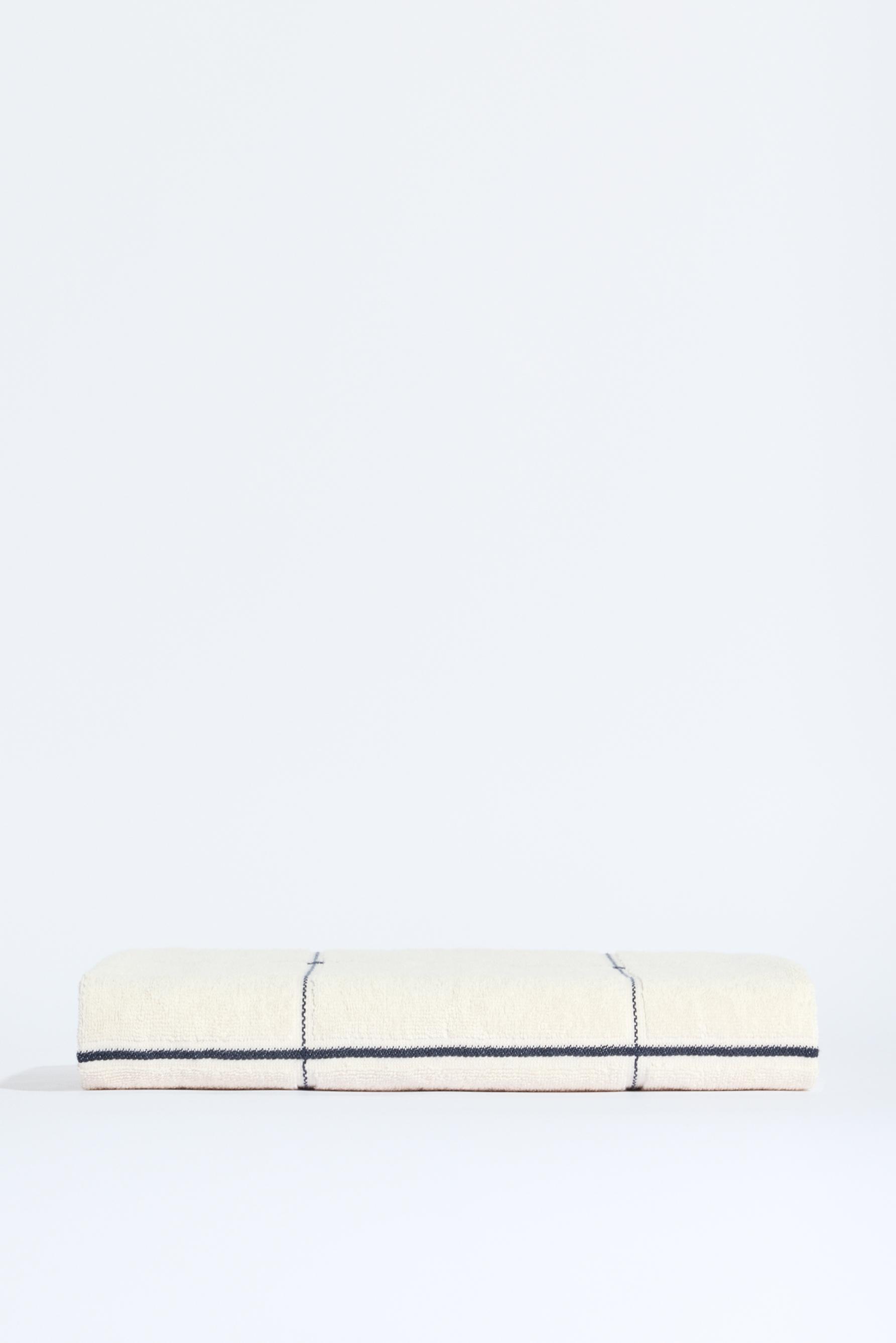 Toalla ducha cuadros 140 x 70 cm