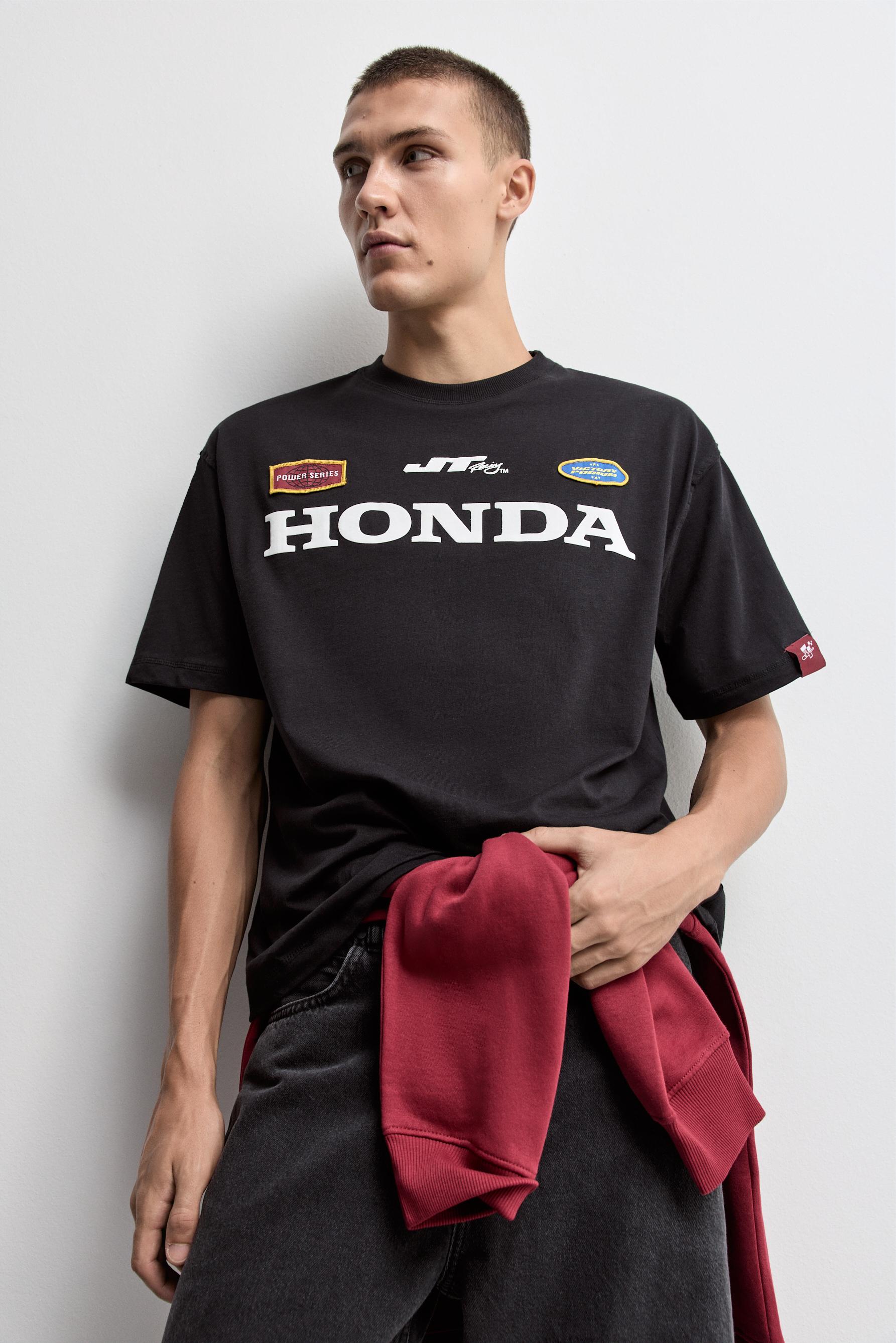 Honda patch T-shirt — ANTHRACITE GREY