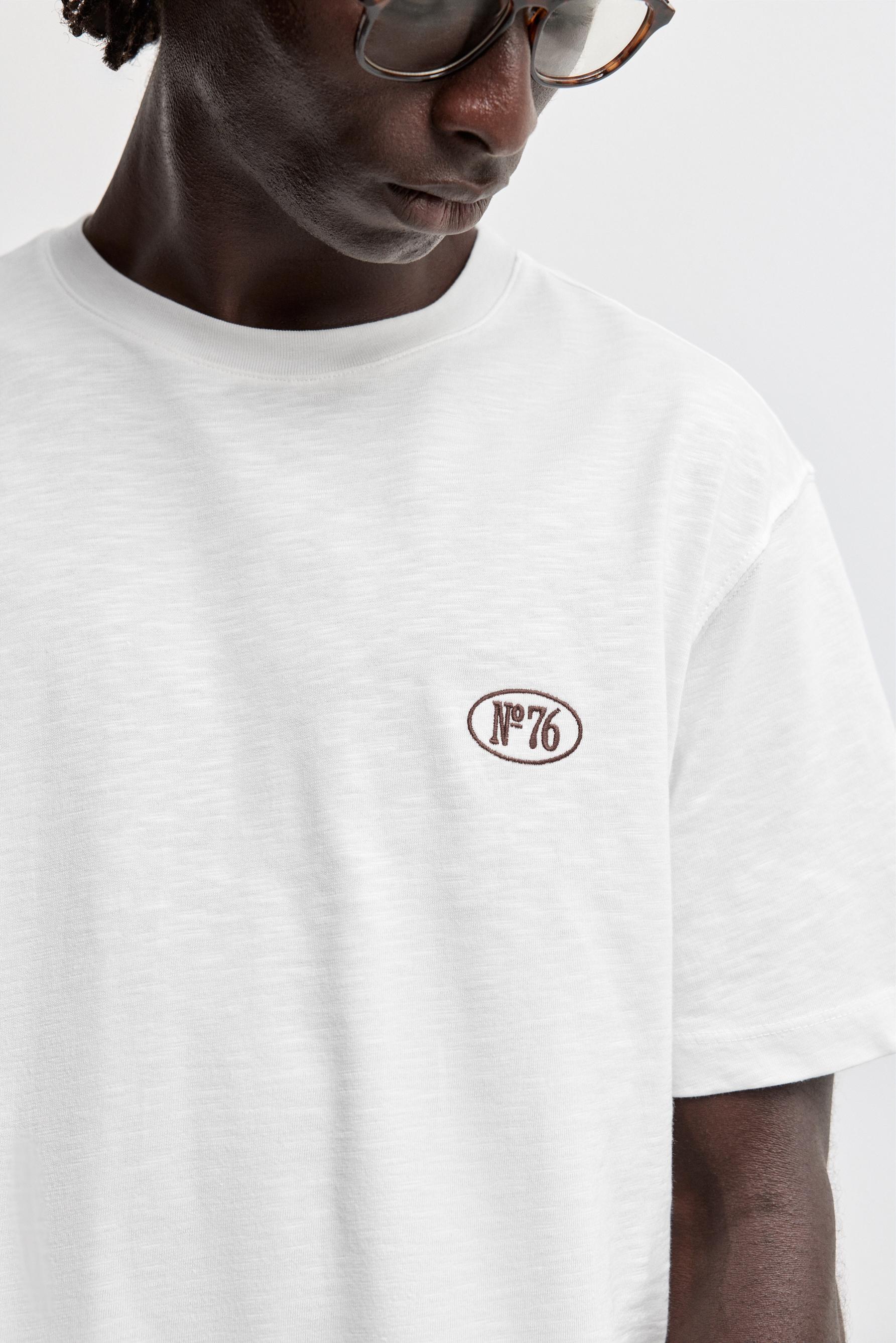 Embroidered T-shirt — BUTTER